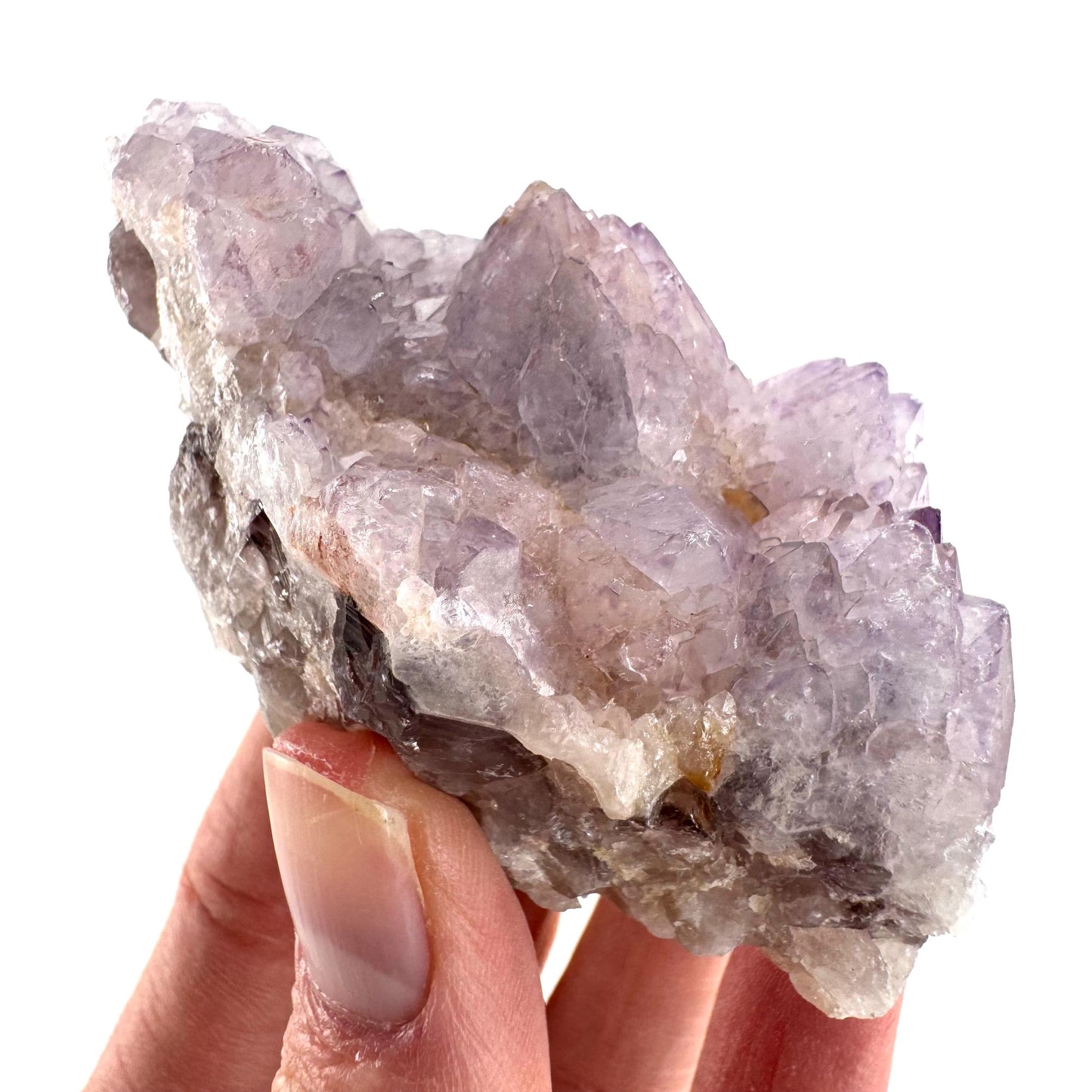 Spirit Quartz (South Africa) | purple spirit quartz crystal, amethyst cluster, mineral specimen