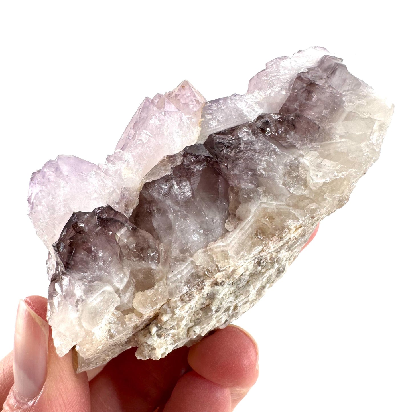 Spirit Quartz (South Africa) | purple spirit quartz crystal, amethyst cluster, mineral specimen