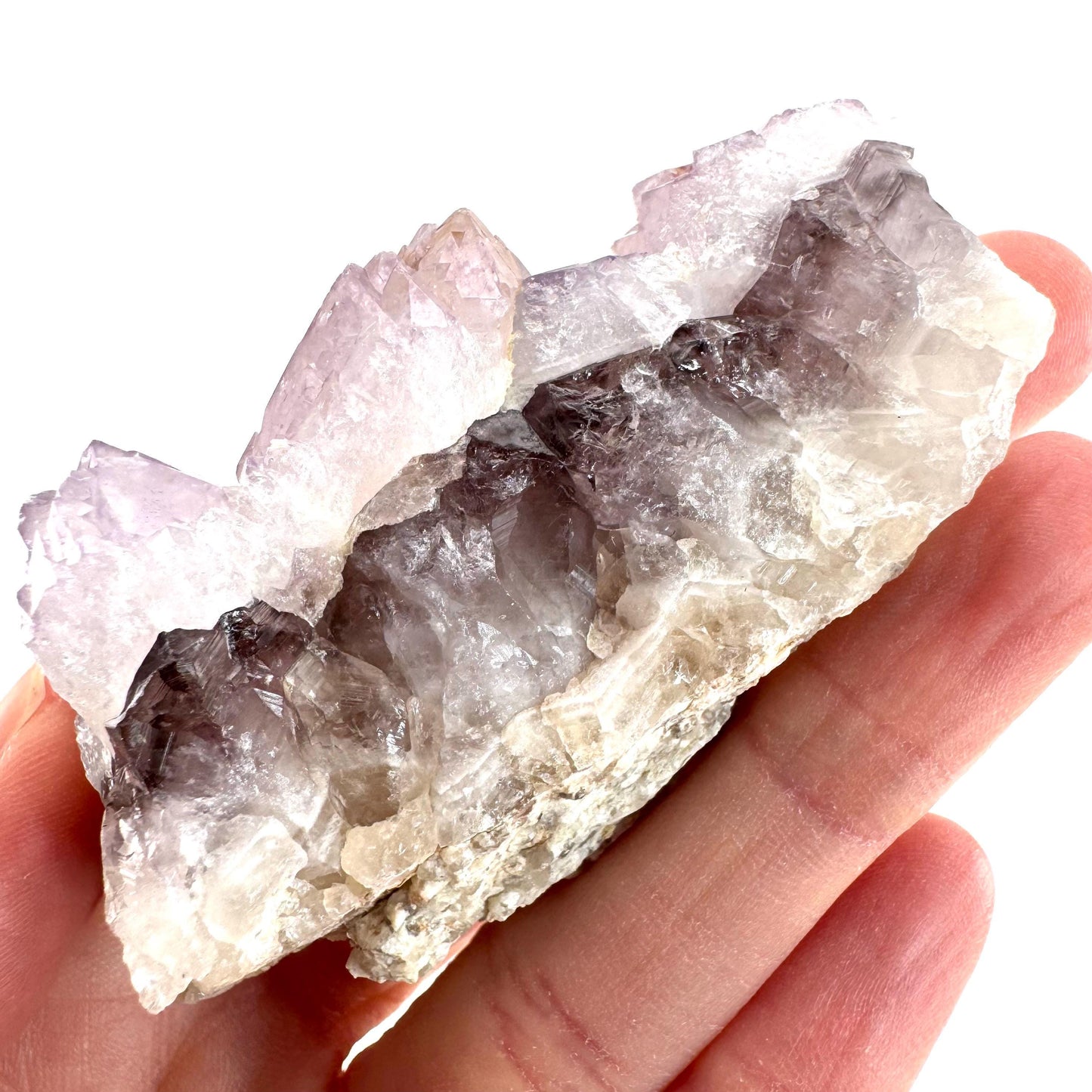Spirit Quartz (South Africa) | purple spirit quartz crystal, amethyst cluster, mineral specimen