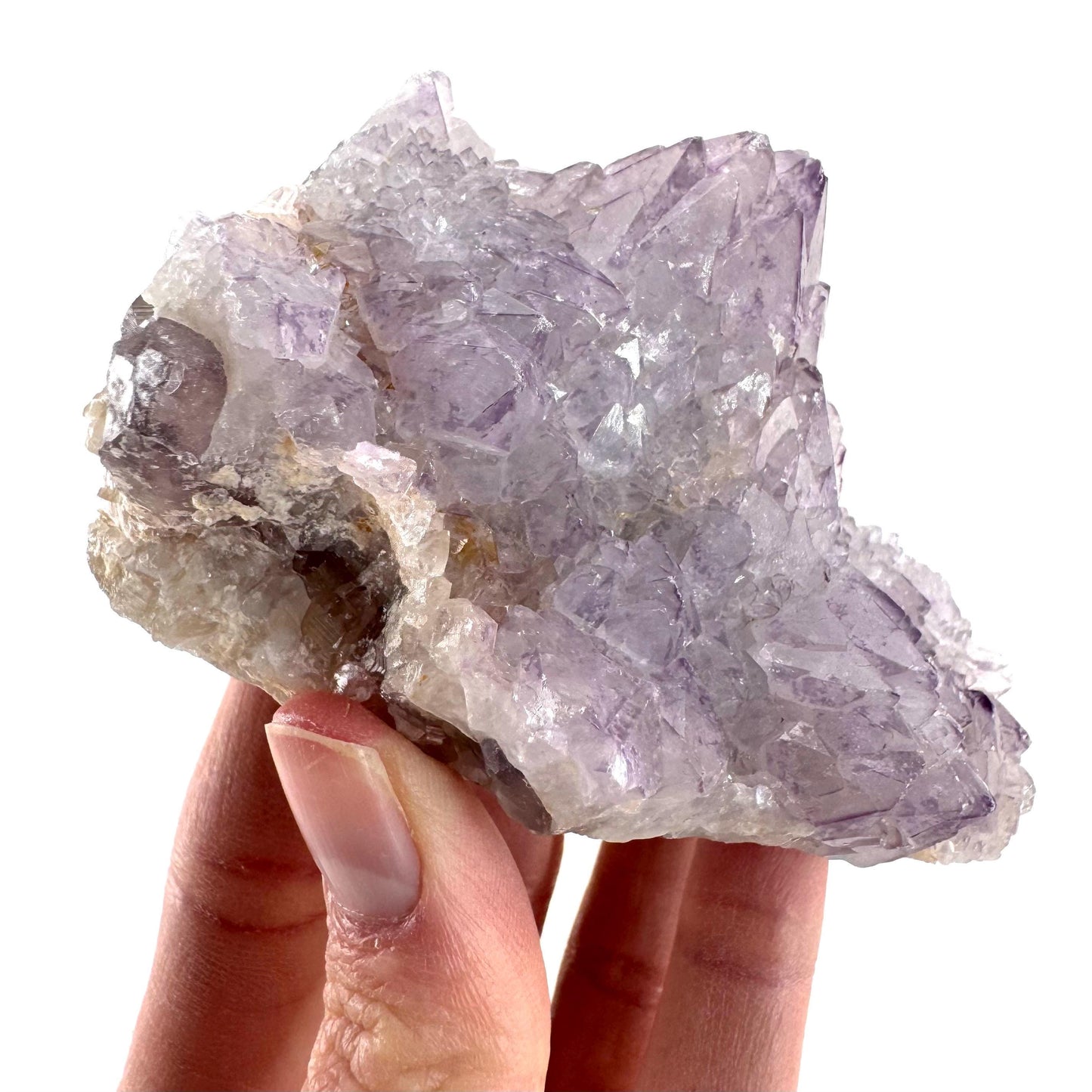 Spirit Quartz (South Africa) | purple spirit quartz crystal, amethyst cluster, mineral specimen