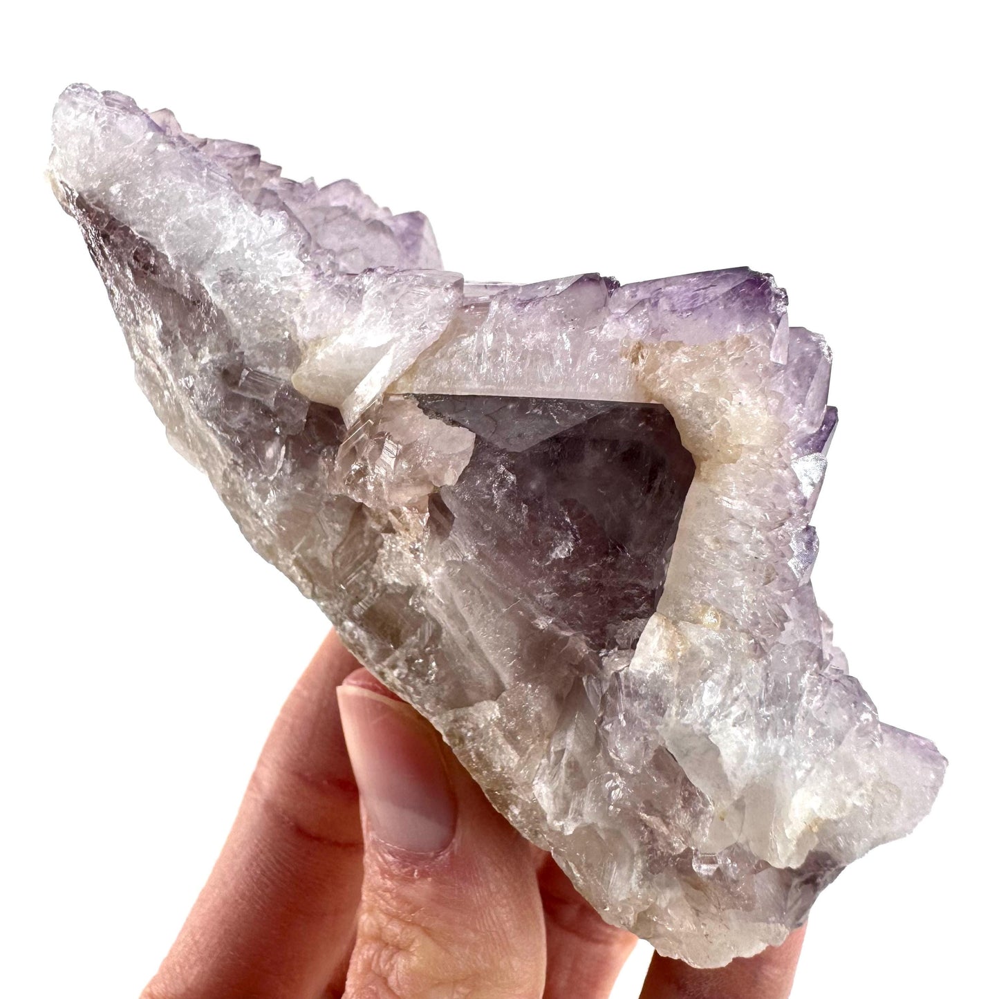 Spirit Quartz (South Africa) | purple spirit quartz crystal, amethyst cluster, mineral specimen
