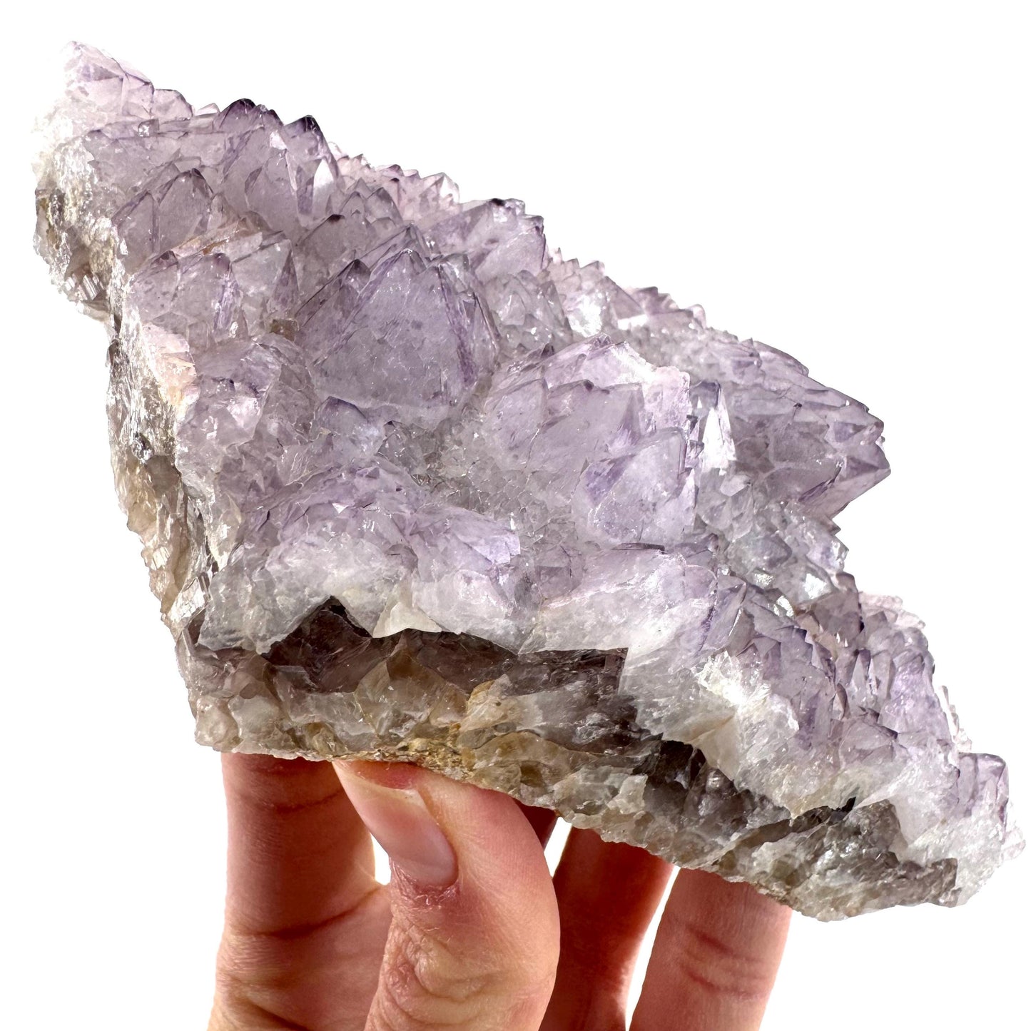 Spirit Quartz (South Africa) | purple spirit quartz crystal, amethyst cluster, mineral specimen