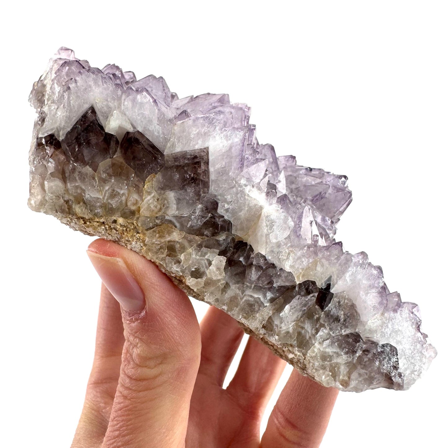 Spirit Quartz (South Africa) | purple spirit quartz crystal, amethyst cluster, mineral specimen