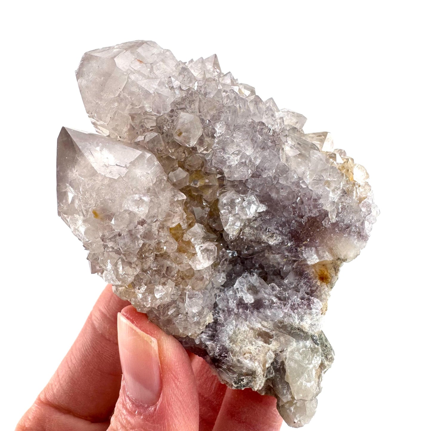 Spirit Quartz (South Africa) | purple spirit quartz crystal, amethyst cluster, mineral specimen