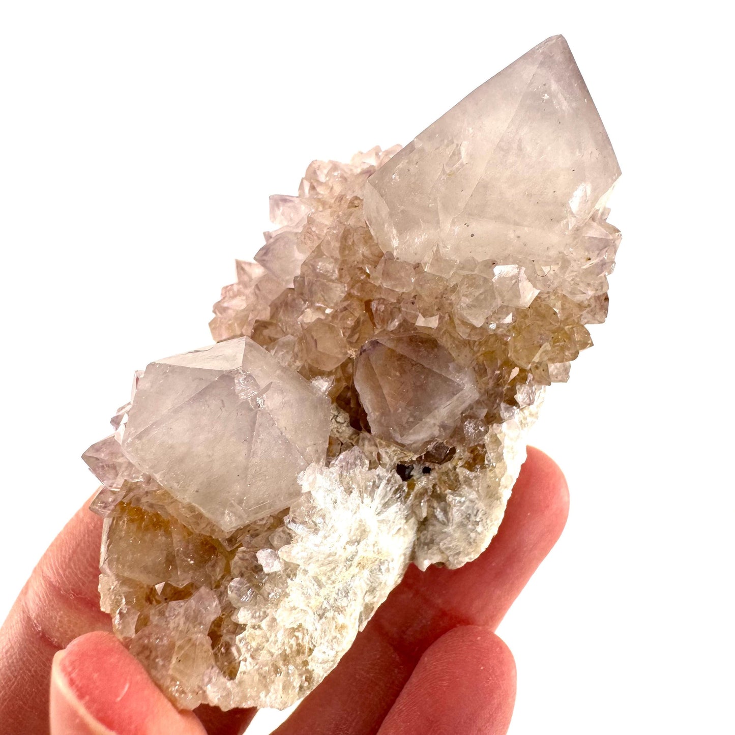 Spirit Quartz (South Africa) | purple spirit quartz crystal, amethyst cluster, mineral specimen
