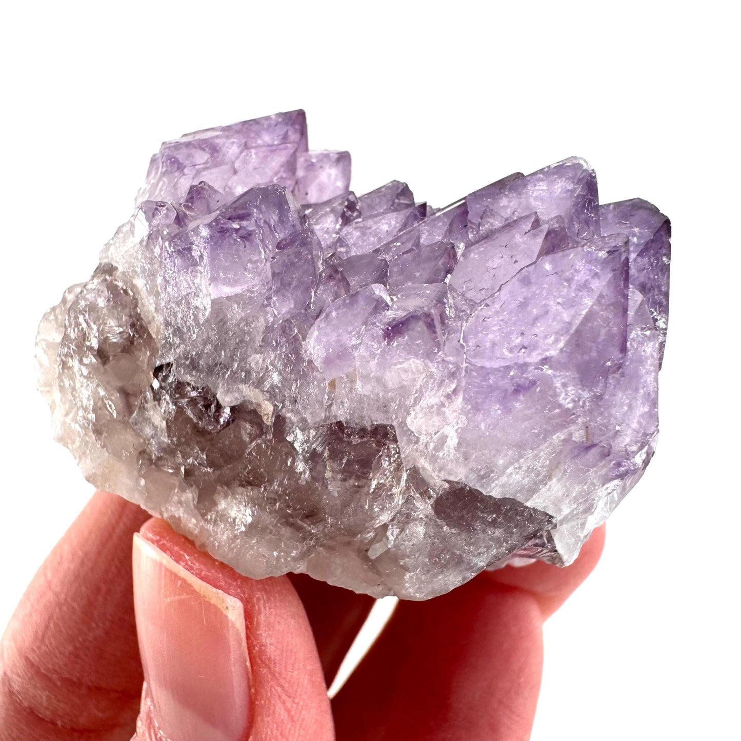 Spirit Quartz (South Africa) | purple spirit quartz crystal, amethyst cluster, mineral specimen