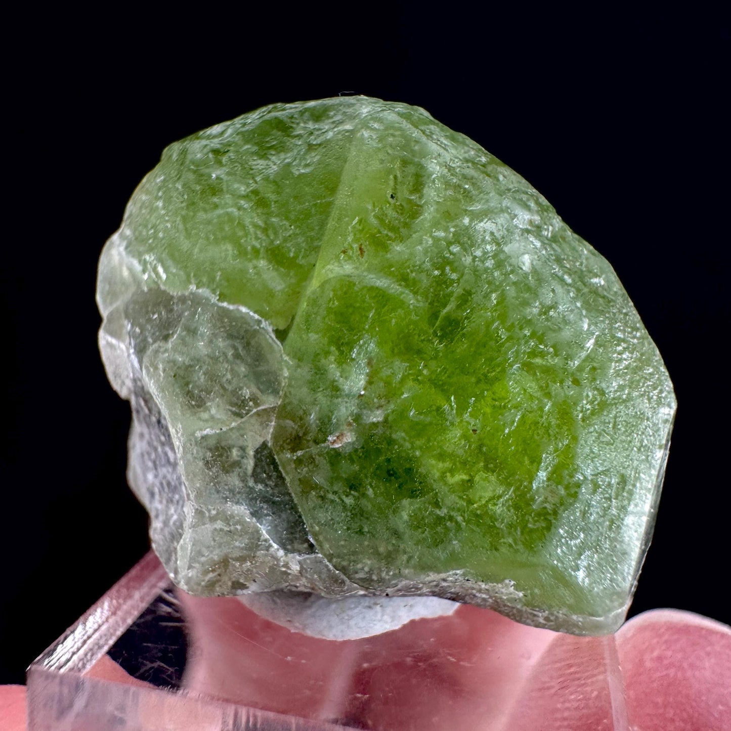 Peridot (Pakistan) | naturally terminated peridot crystal, mineral specimen