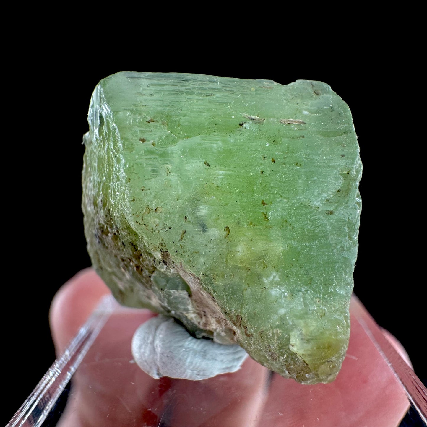 Peridot (Pakistan) | naturally terminated peridot crystal, mineral specimen