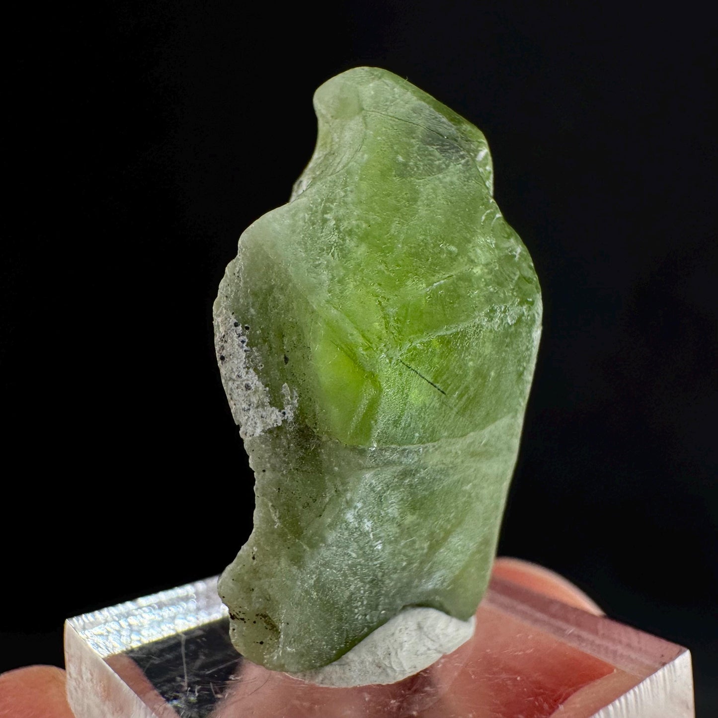 Peridot (Pakistan) | naturally terminated peridot crystal, mineral specimen
