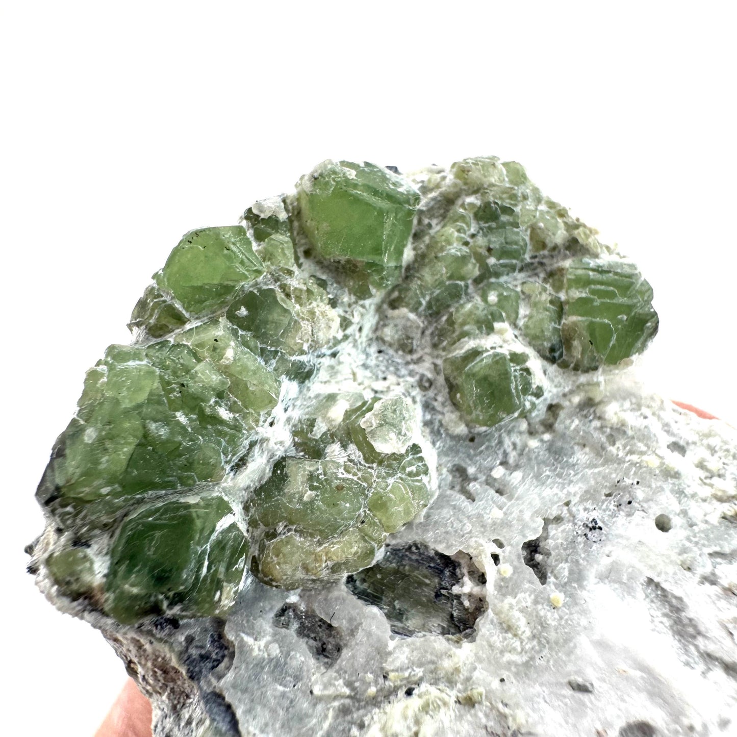 Demantoid Garnet on Matrix (Pakistan) | green garnet crystal, mineral specimen