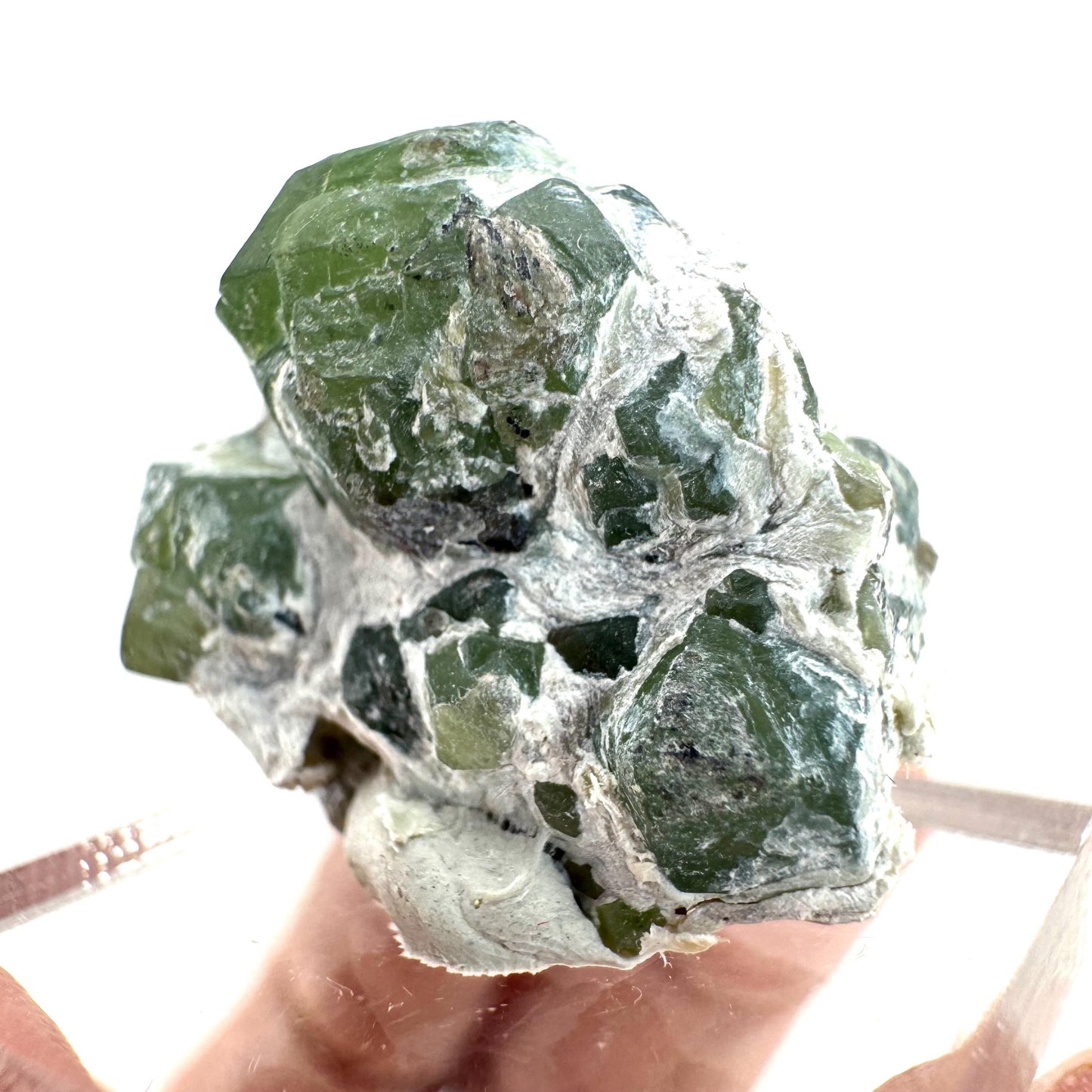 Demantoid Garnet on Matrix (Pakistan) | green garnet crystal, mineral specimen