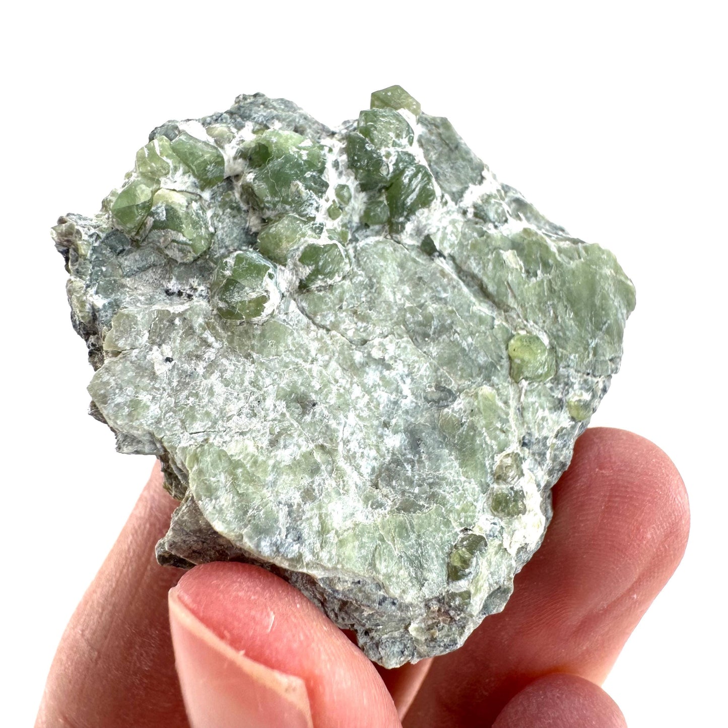 Demantoid Garnet on Matrix (Pakistan) | green garnet crystal, mineral specimen