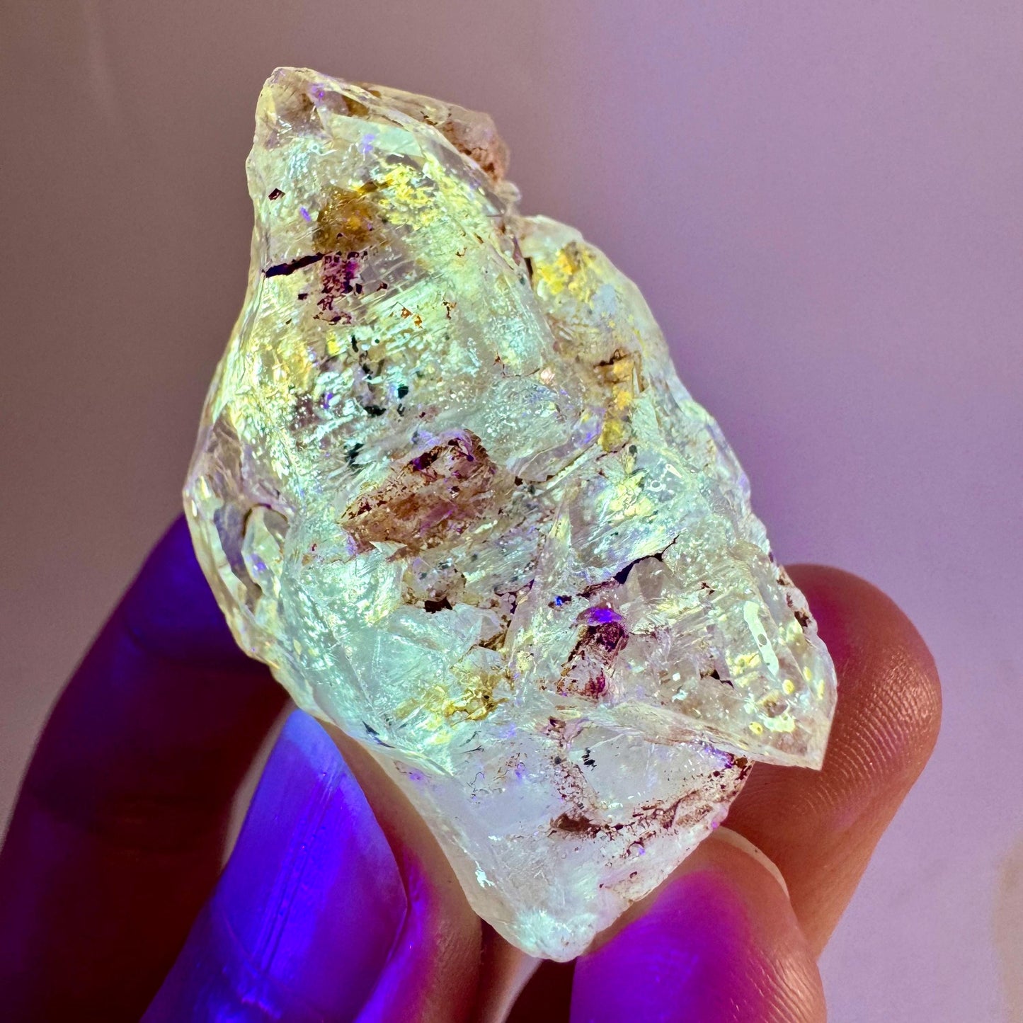 UV Reactive Petroleum Quartz (Madagascar) | natural firefly petroleum quartz crystal, fluorescent minerals