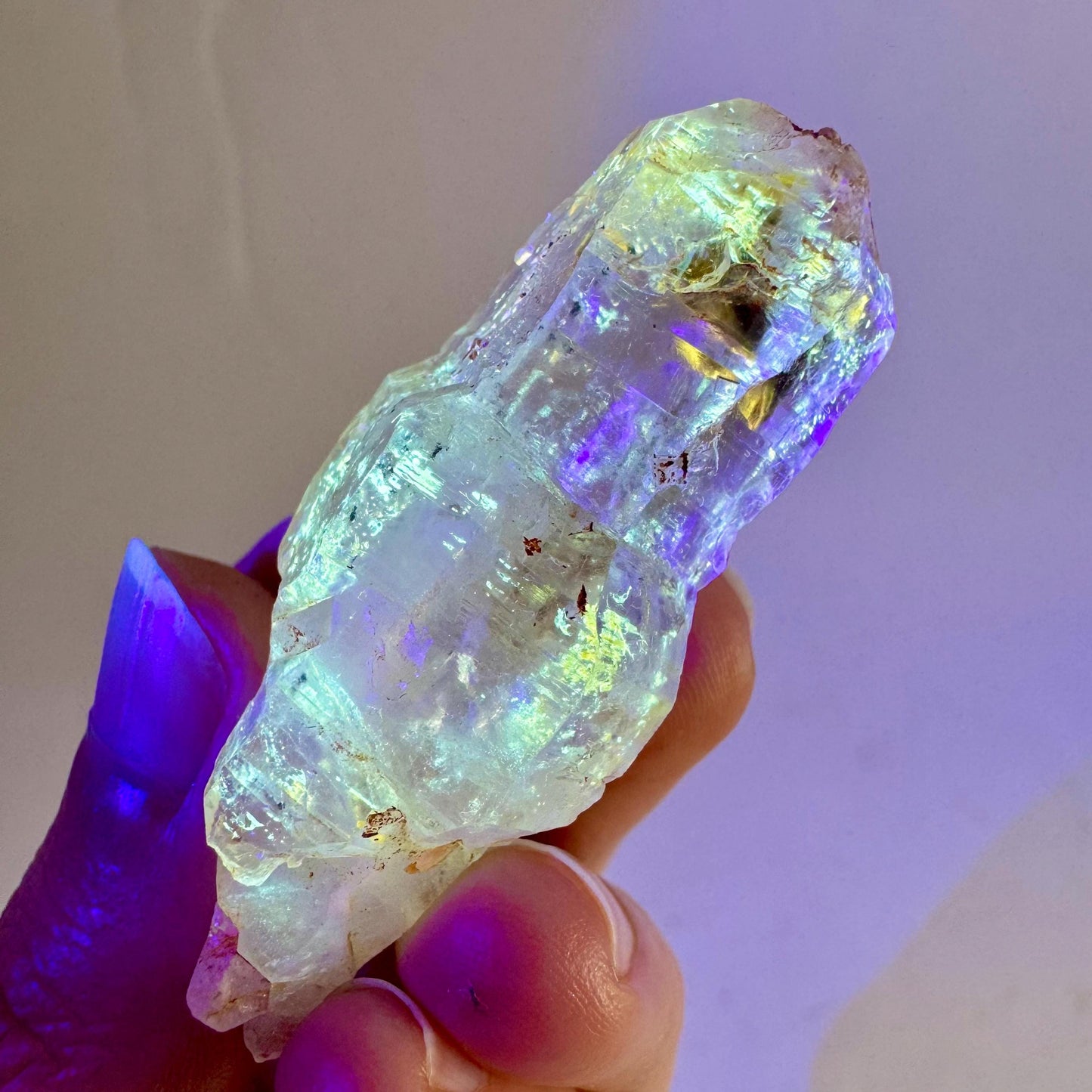UV Reactive Petroleum Quartz (Madagascar) | natural firefly petroleum quartz crystal, fluorescent minerals