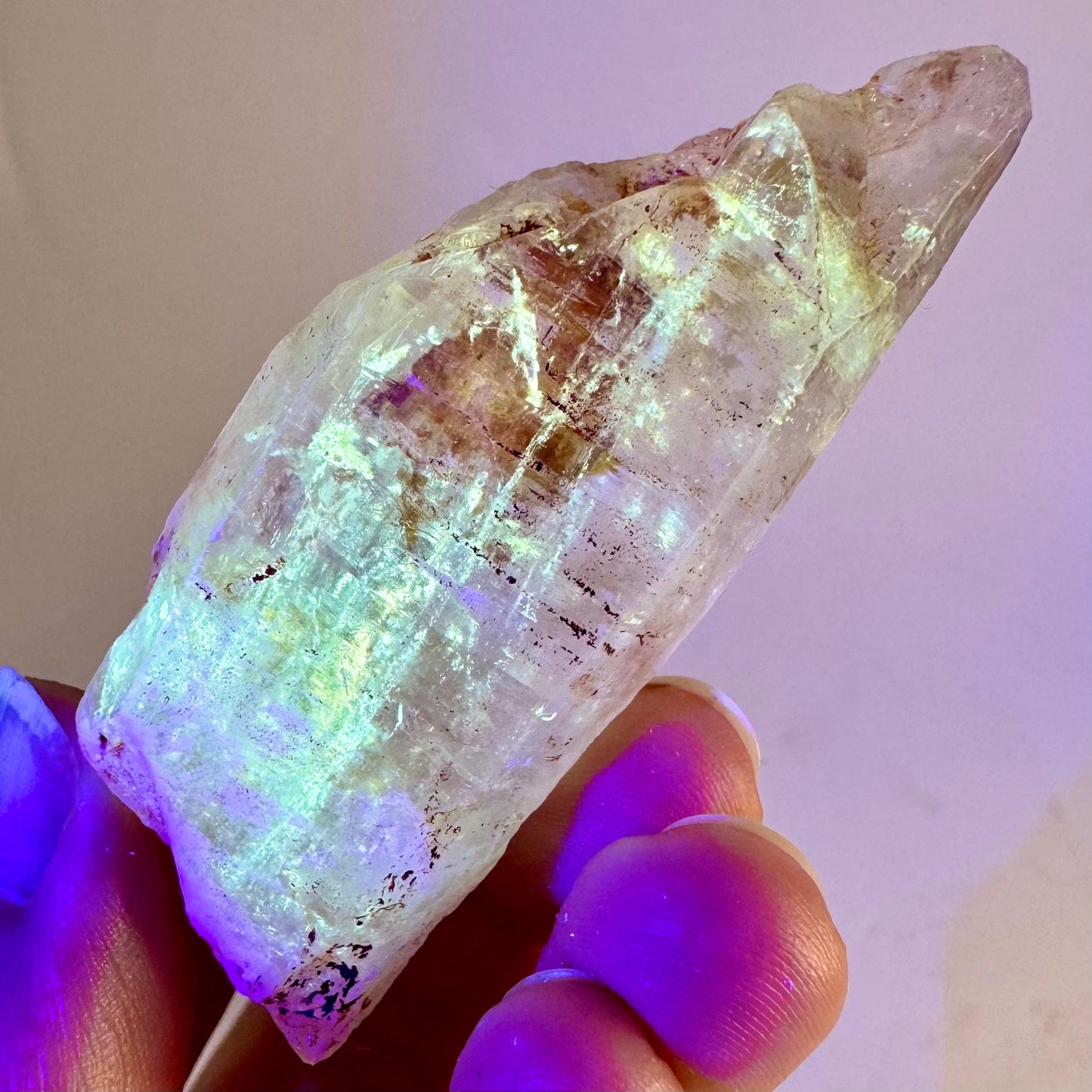 UV Reactive Petroleum Quartz (Madagascar) | natural firefly petroleum quartz crystal, fluorescent minerals