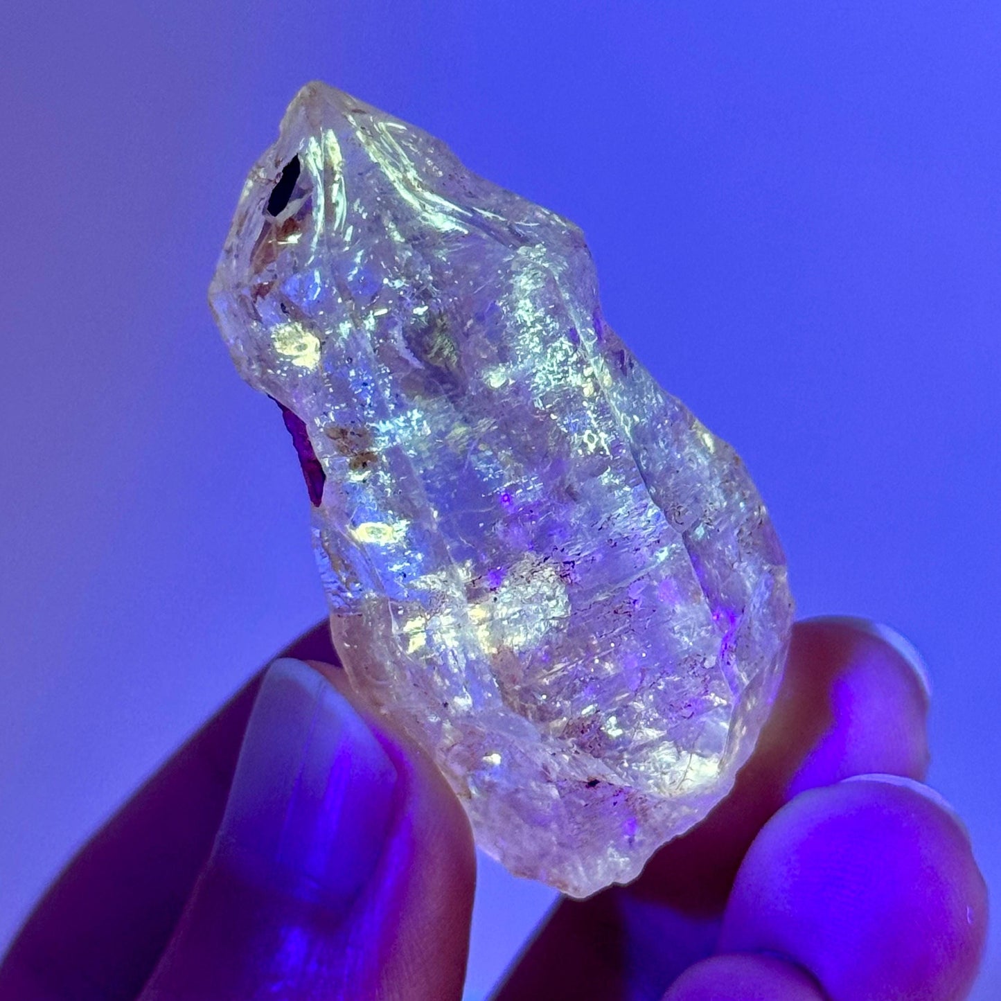 UV Reactive Petroleum Quartz (Madagascar) | natural firefly petroleum quartz crystal, fluorescent minerals