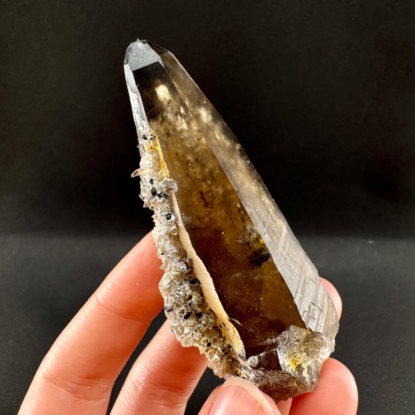 Tessin Habit Smoky Quartz (Namibia) | Natural smoky quartz crystal, mineral specimen