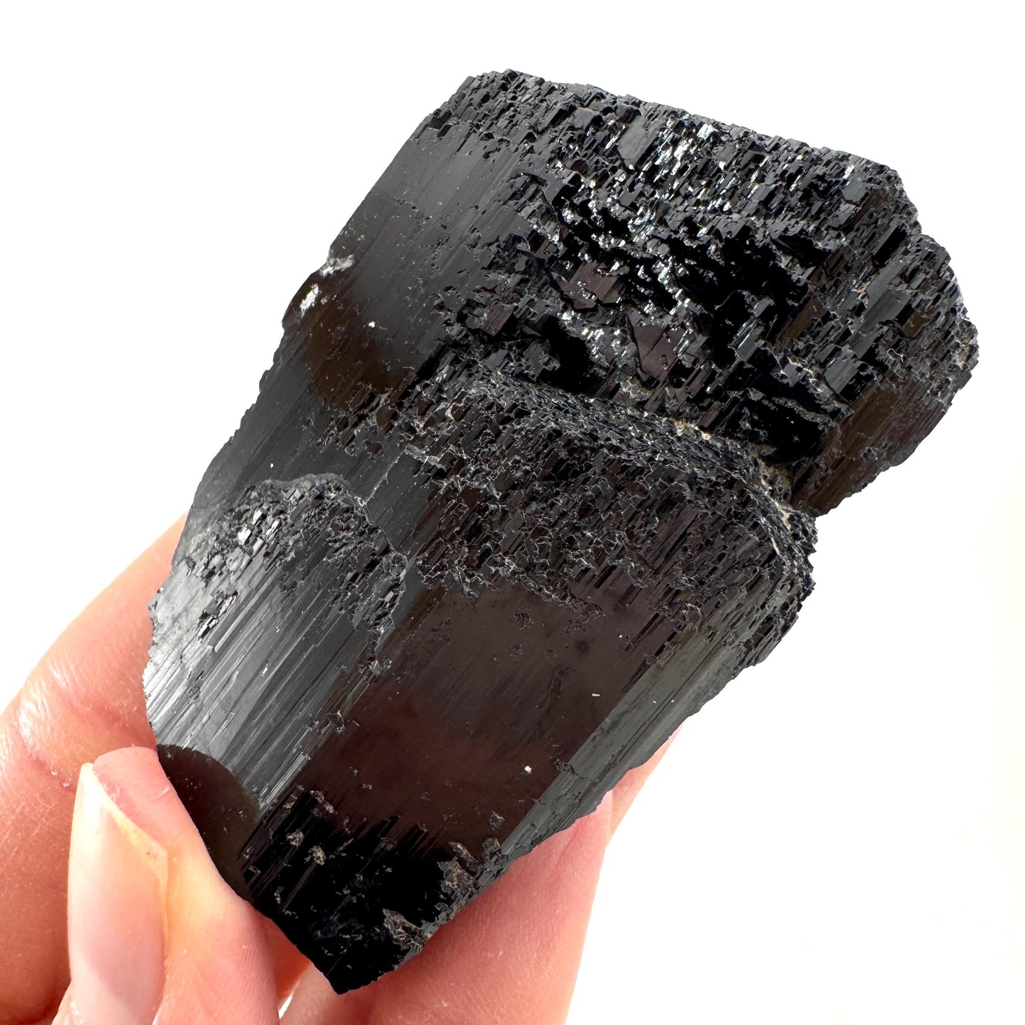 Black Tourmaline (Namibia) | high quality black tourmaline crystal, black schorl, mineral specimen