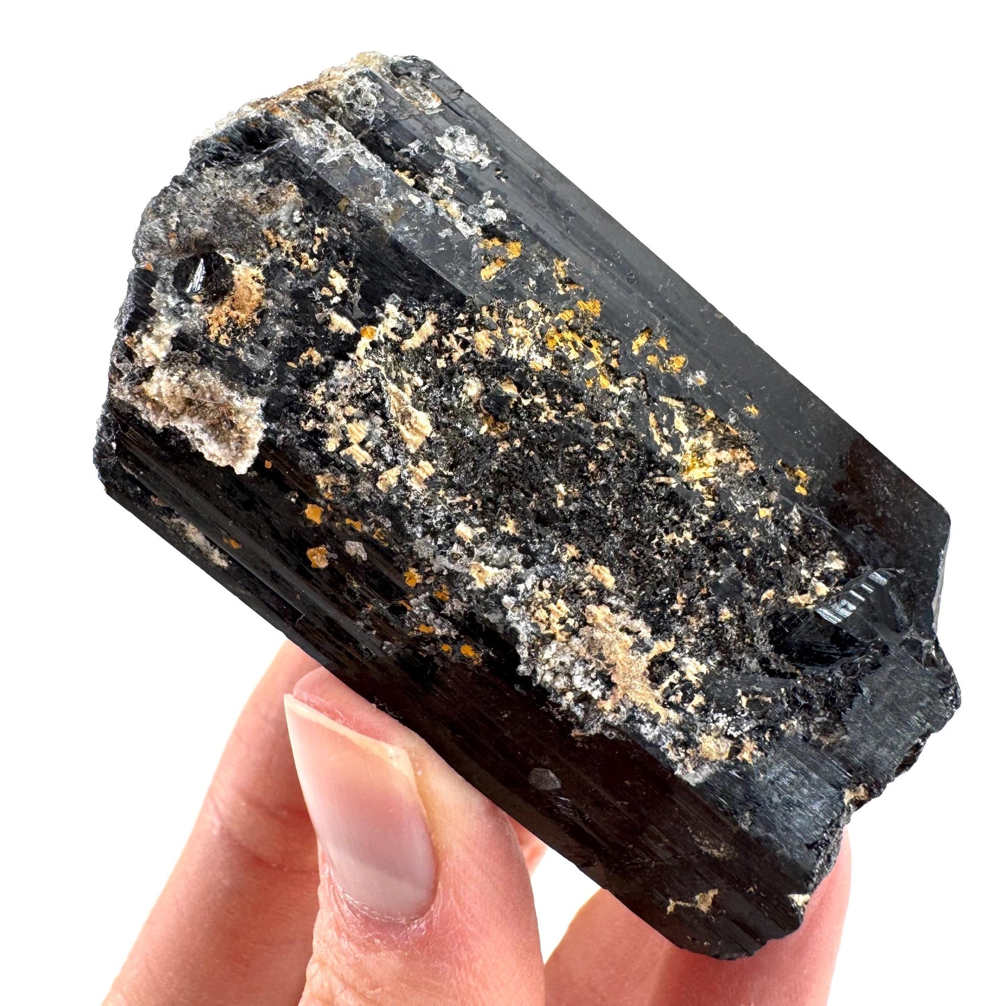 Black Tourmaline (Namibia) | high quality black tourmaline crystal, black schorl, mineral specimen