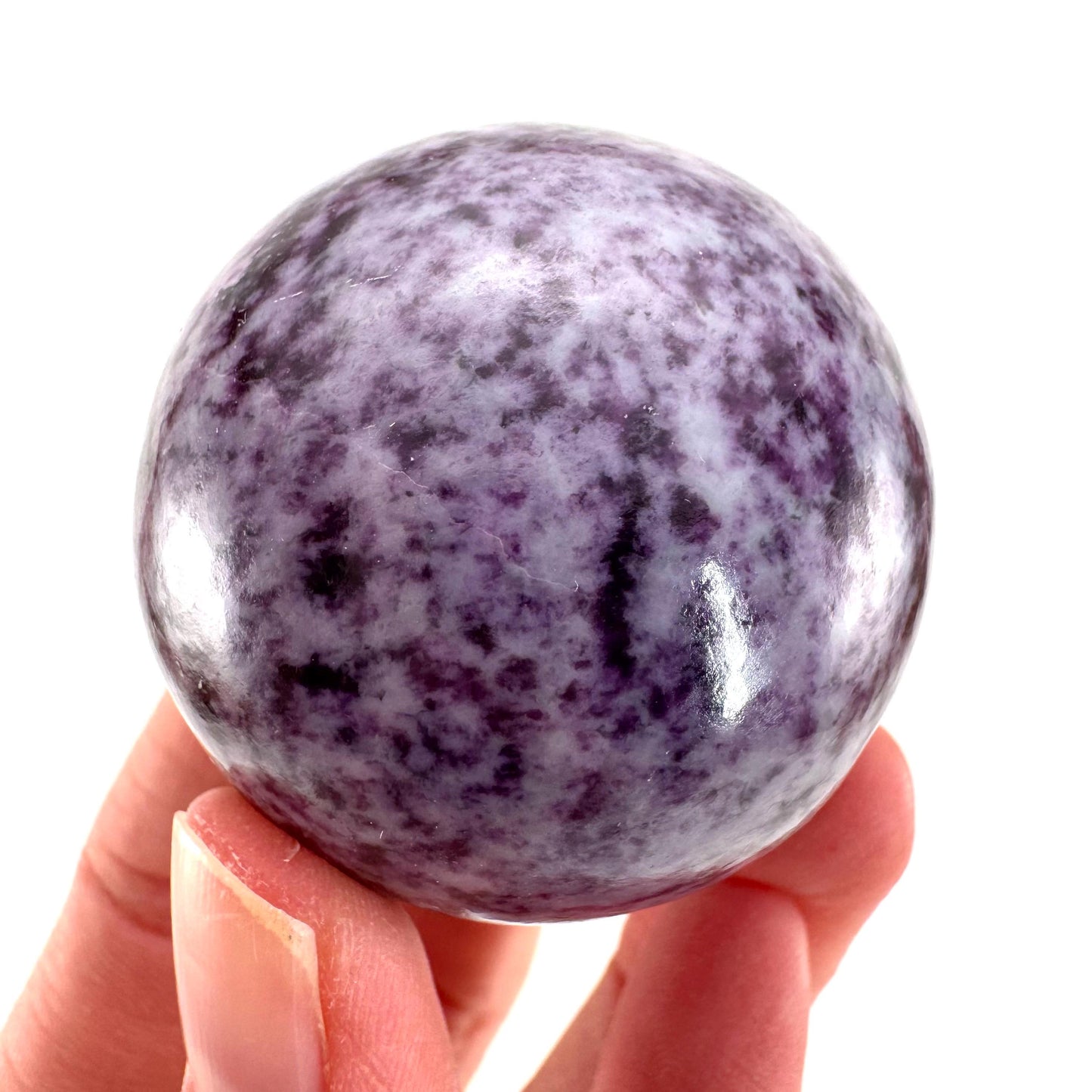 Kammererite Sphere (India) | polished kammererite crystal ball, crystal sphere