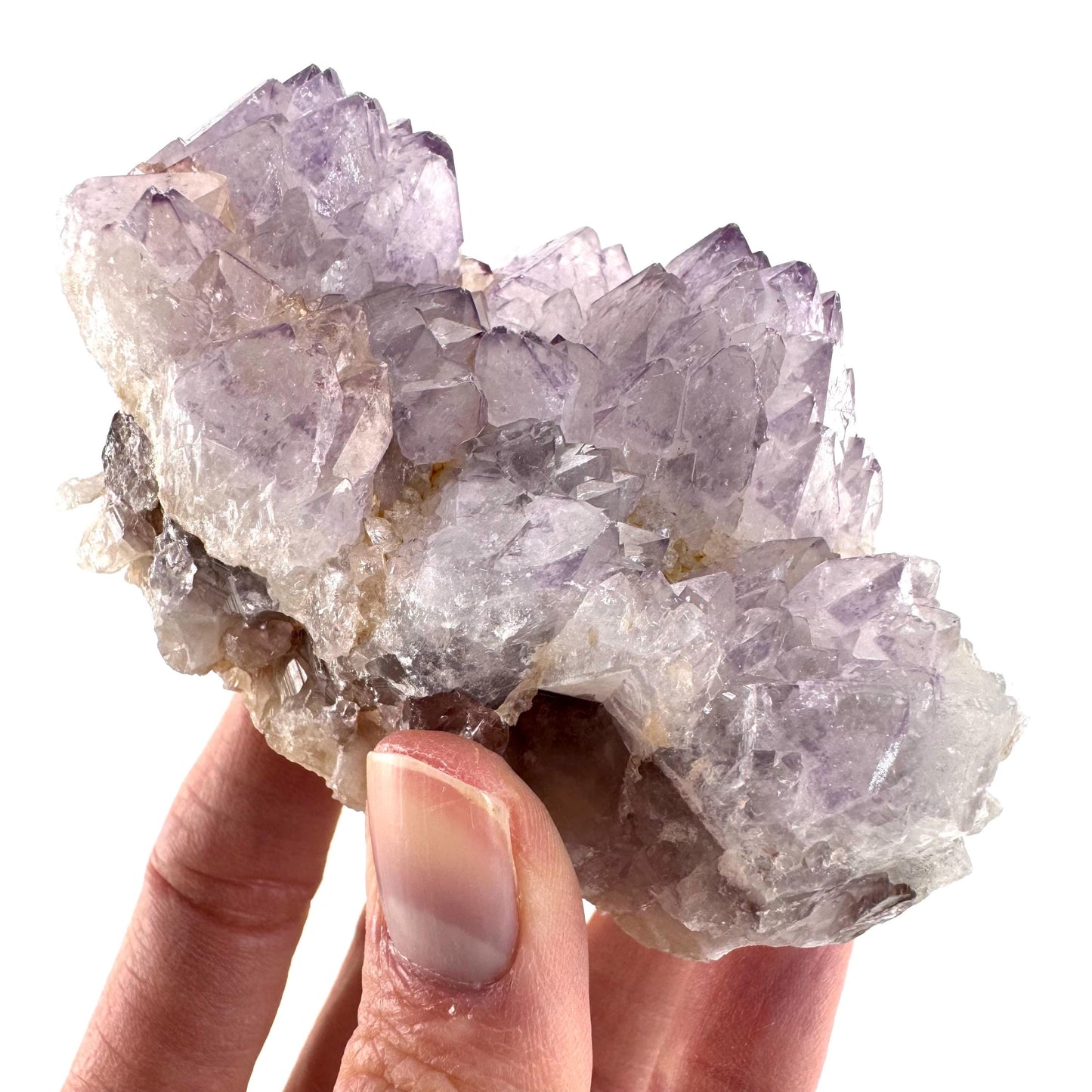 Spirit Quartz (South Africa) | purple spirit quartz crystal, amethyst cluster, mineral specimen