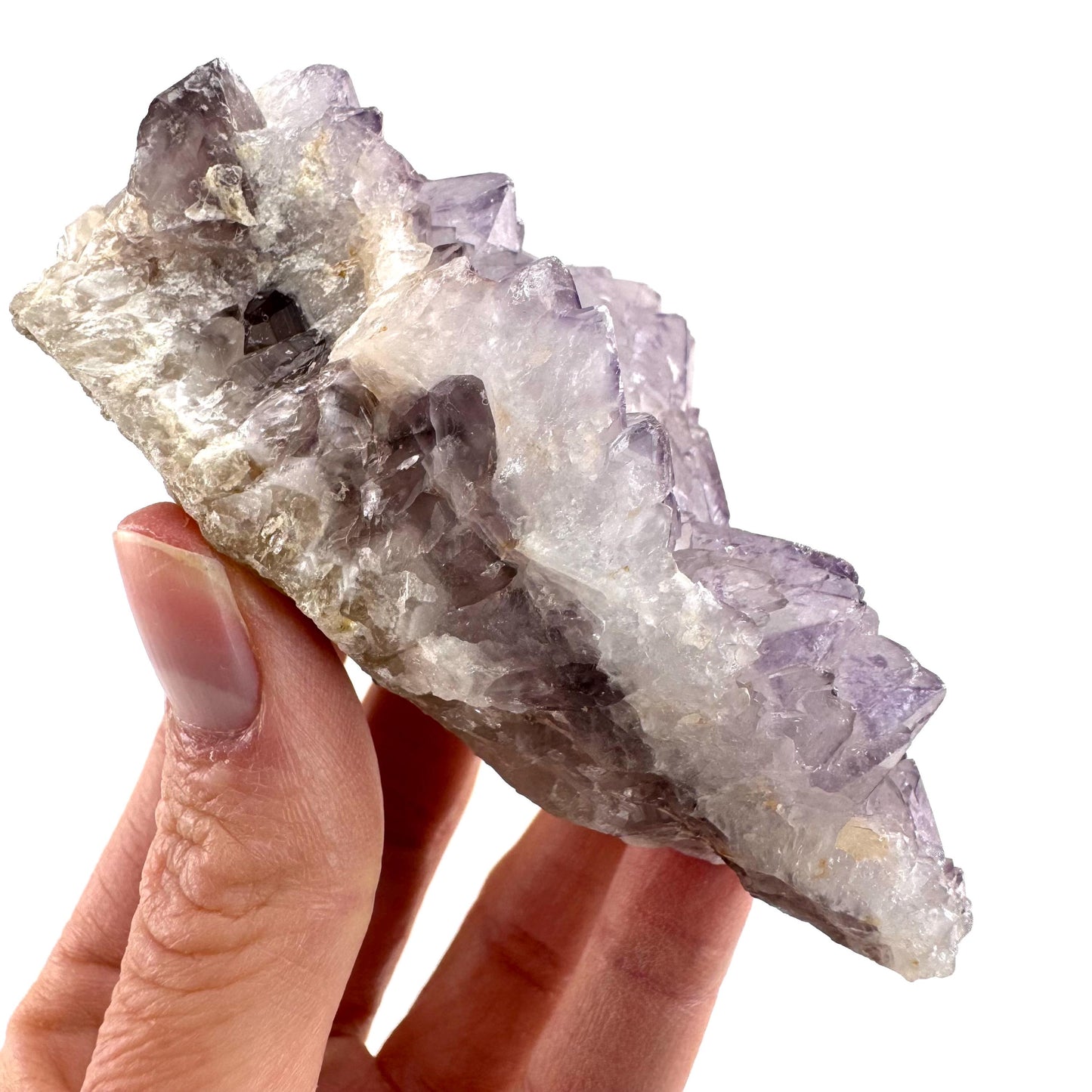 Spirit Quartz (South Africa) | purple spirit quartz crystal, amethyst cluster, mineral specimen