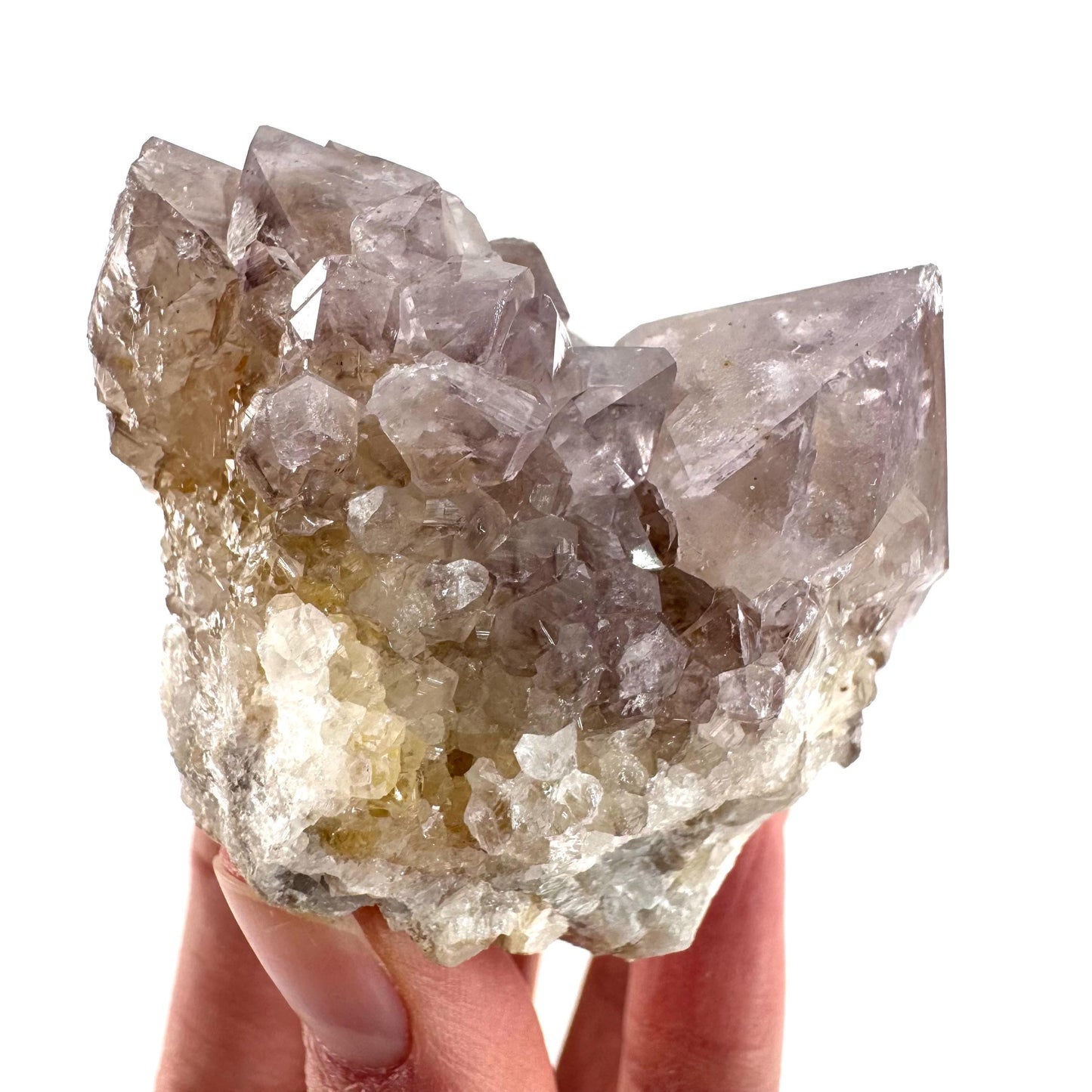 Spirit Quartz (South Africa) | purple spirit quartz crystal, amethyst cluster, mineral specimen