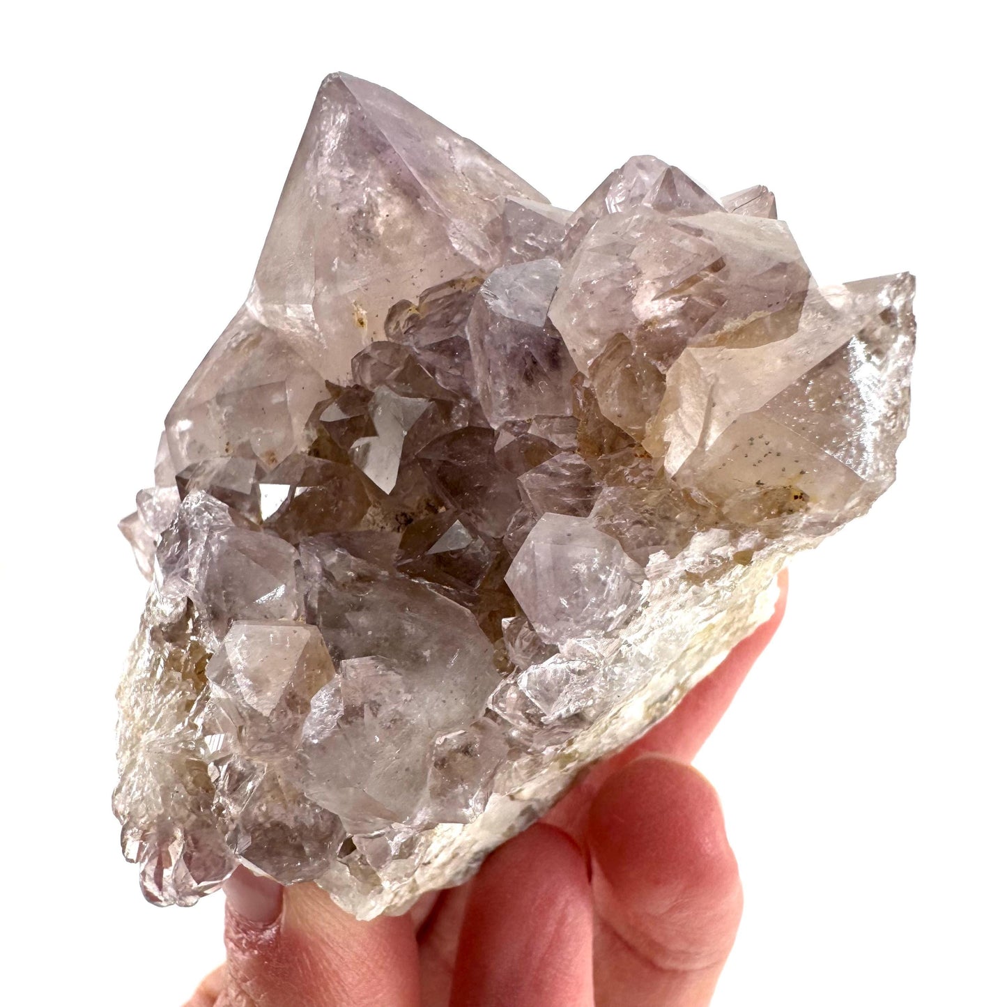 Spirit Quartz (South Africa) | purple spirit quartz crystal, amethyst cluster, mineral specimen