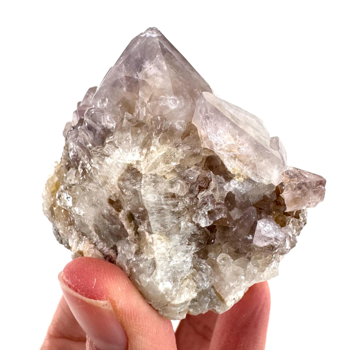 Spirit Quartz (South Africa) | purple spirit quartz crystal, amethyst cluster, mineral specimen