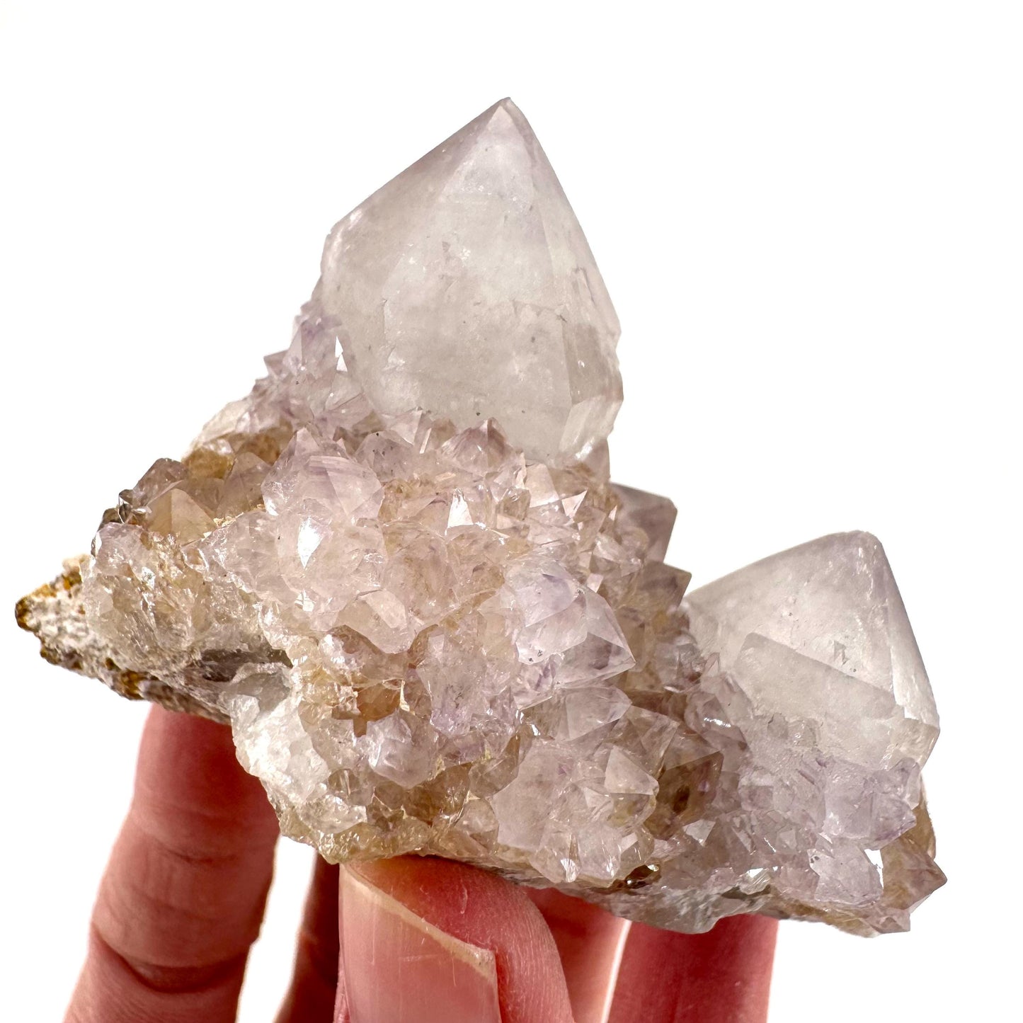 Spirit Quartz (South Africa) | purple spirit quartz crystal, amethyst cluster, mineral specimen