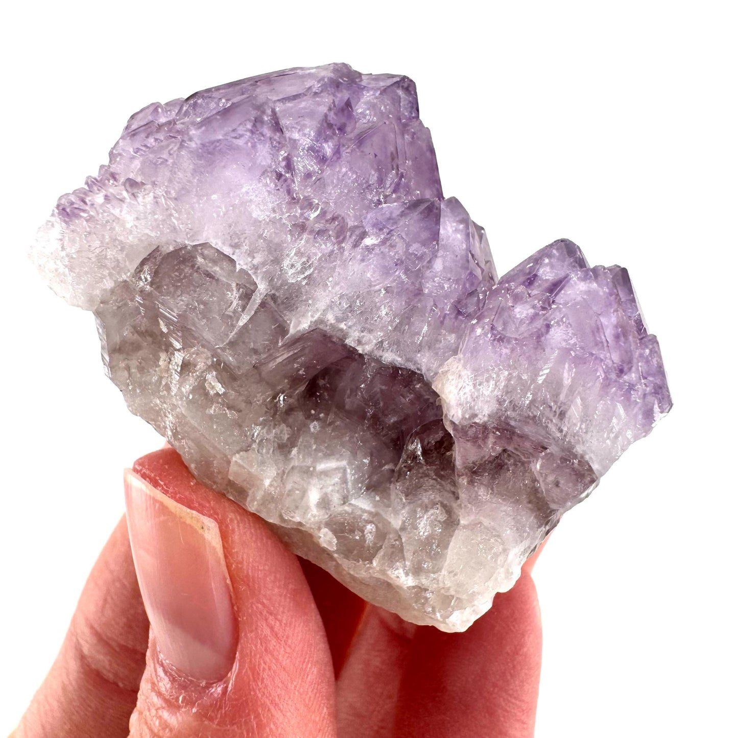 Spirit Quartz (South Africa) | purple spirit quartz crystal, amethyst cluster, mineral specimen