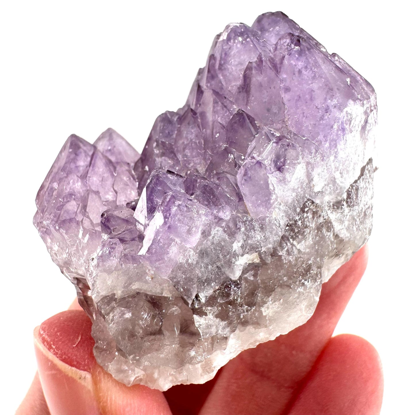 Spirit Quartz (South Africa) | purple spirit quartz crystal, amethyst cluster, mineral specimen