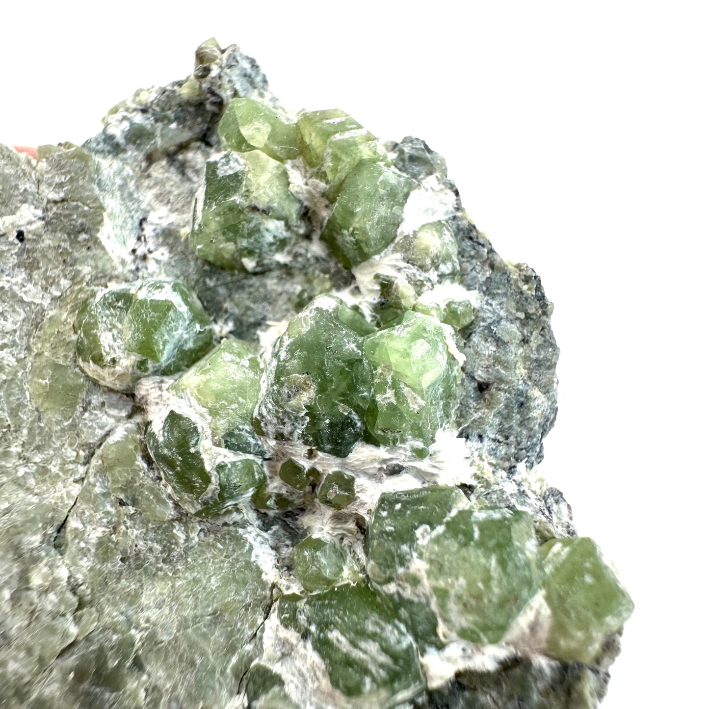 Demantoid Garnet on Matrix (Pakistan) | green garnet crystal, mineral specimen