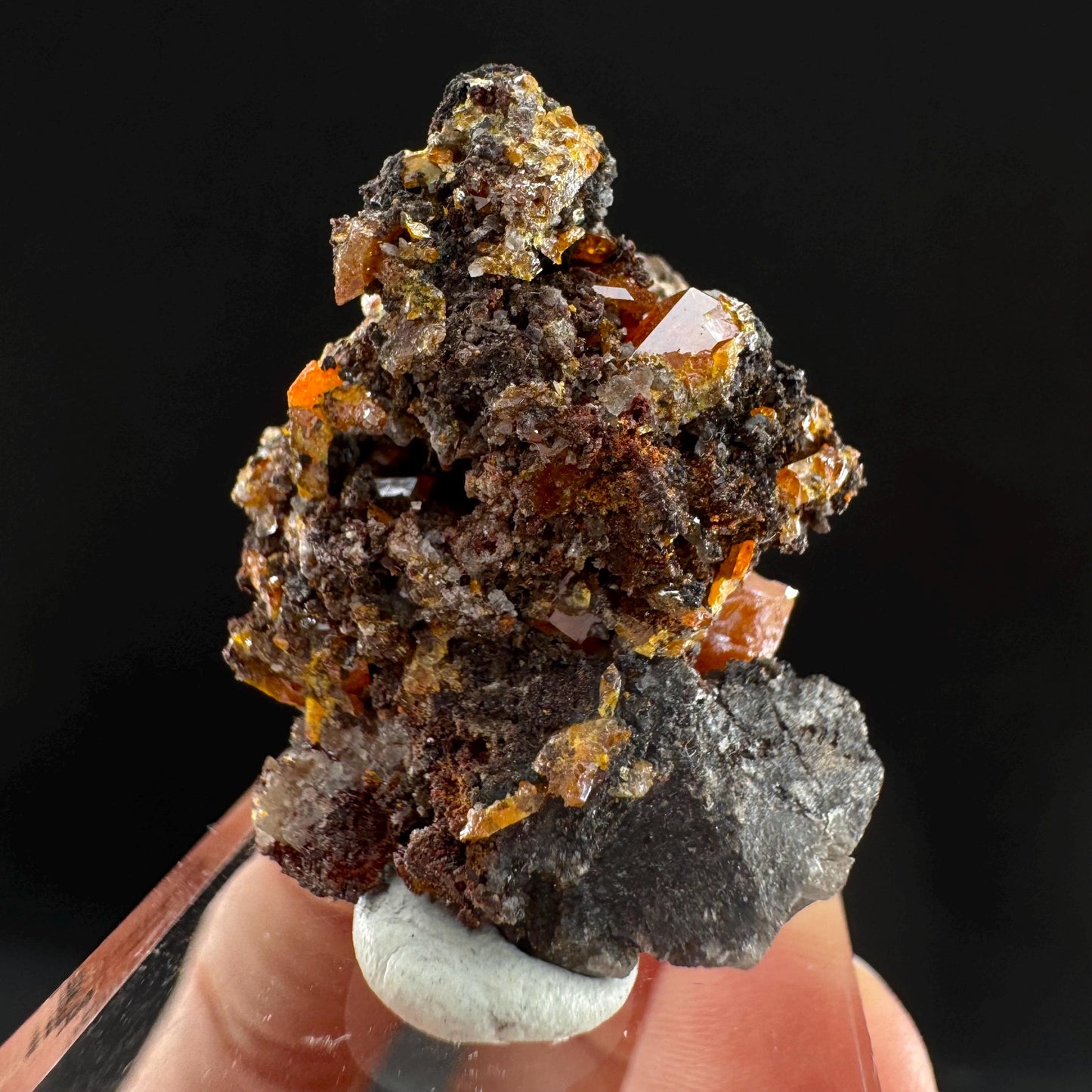 Wulfenite (Arizona, USA) | orange wulfenite crystal, mineral specimen