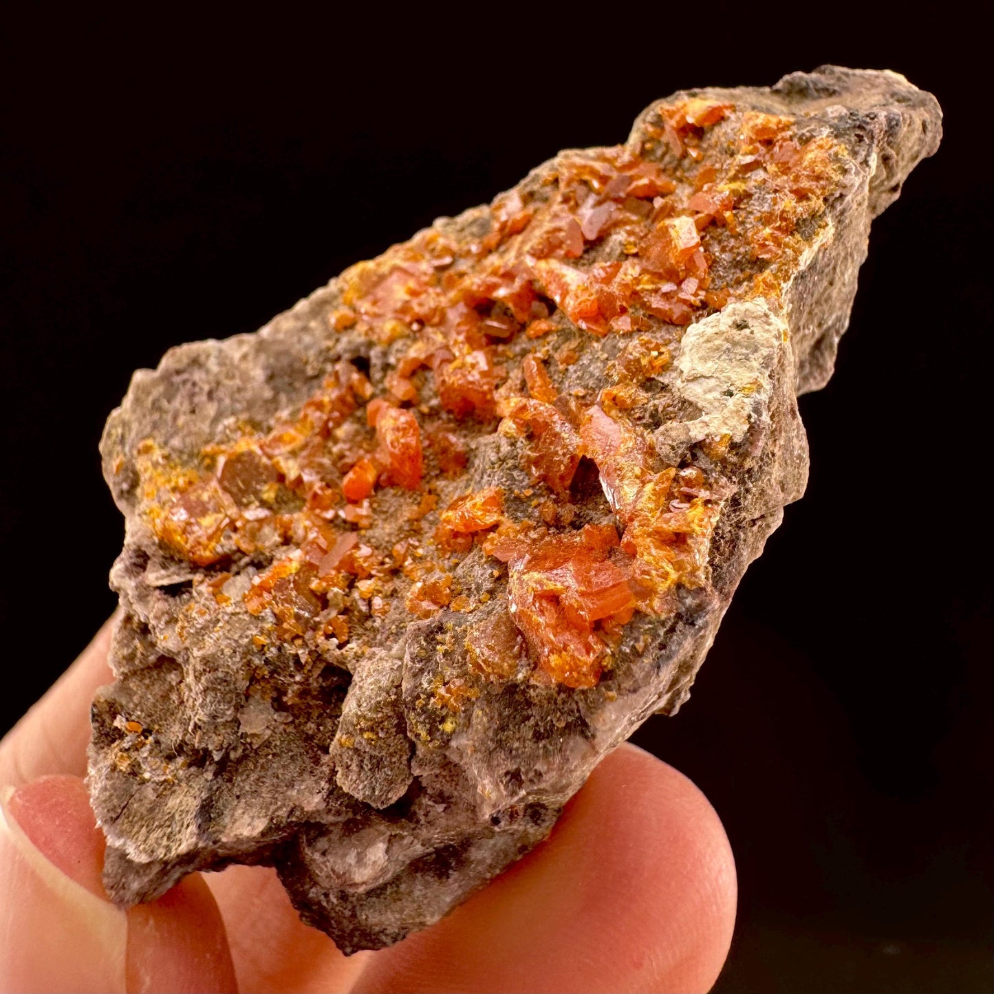 Wulfenite (Arizona, USA) | orange wulfenite crystal, mineral specimen