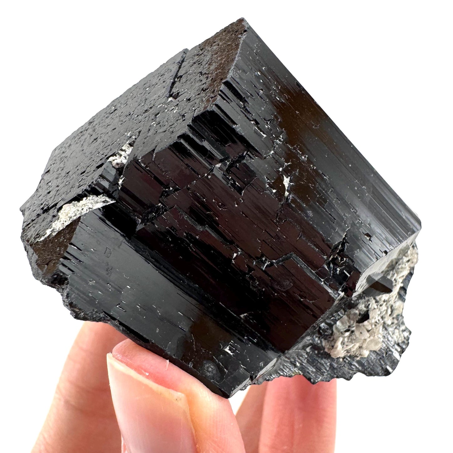 Black Tourmaline (Namibia) | high quality black tourmaline crystal, black schorl, mineral specimen