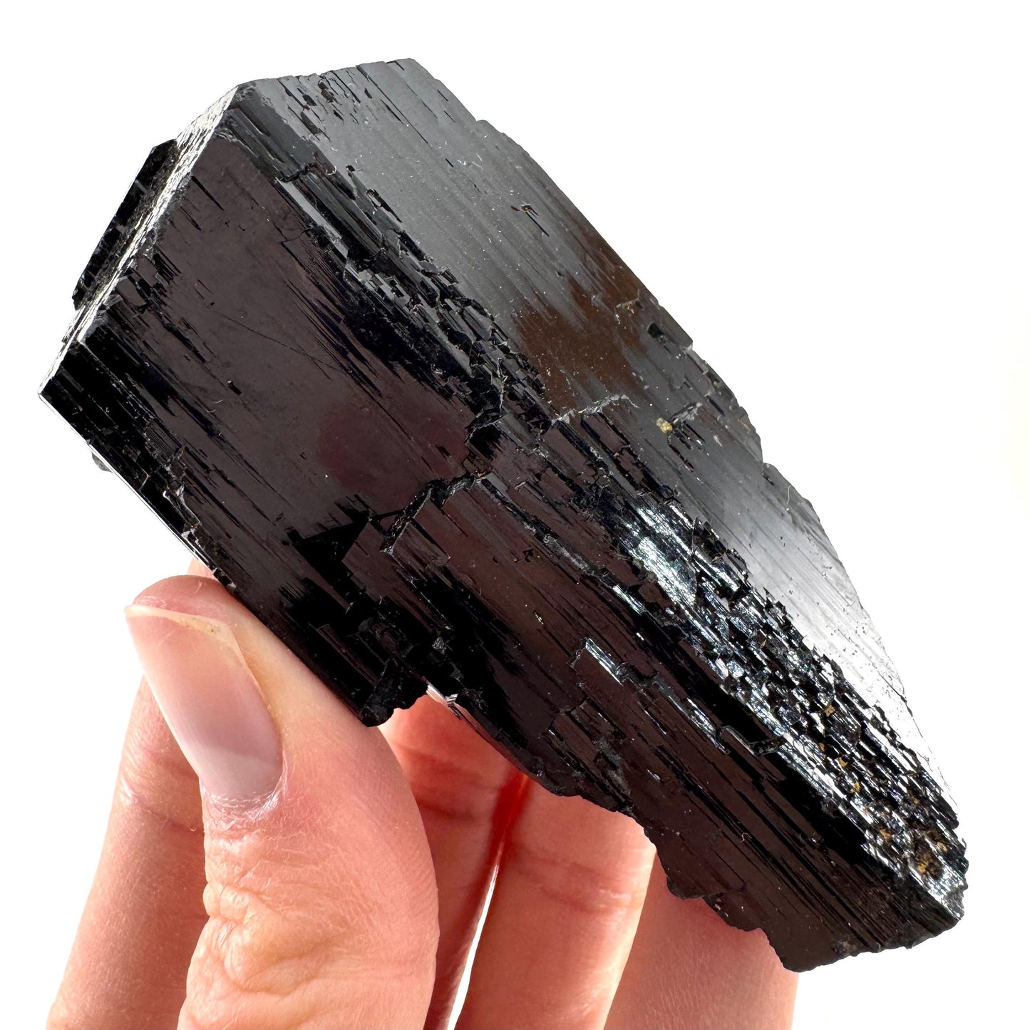 Black Tourmaline (Namibia) | high quality black tourmaline crystal, black schorl, mineral specimen