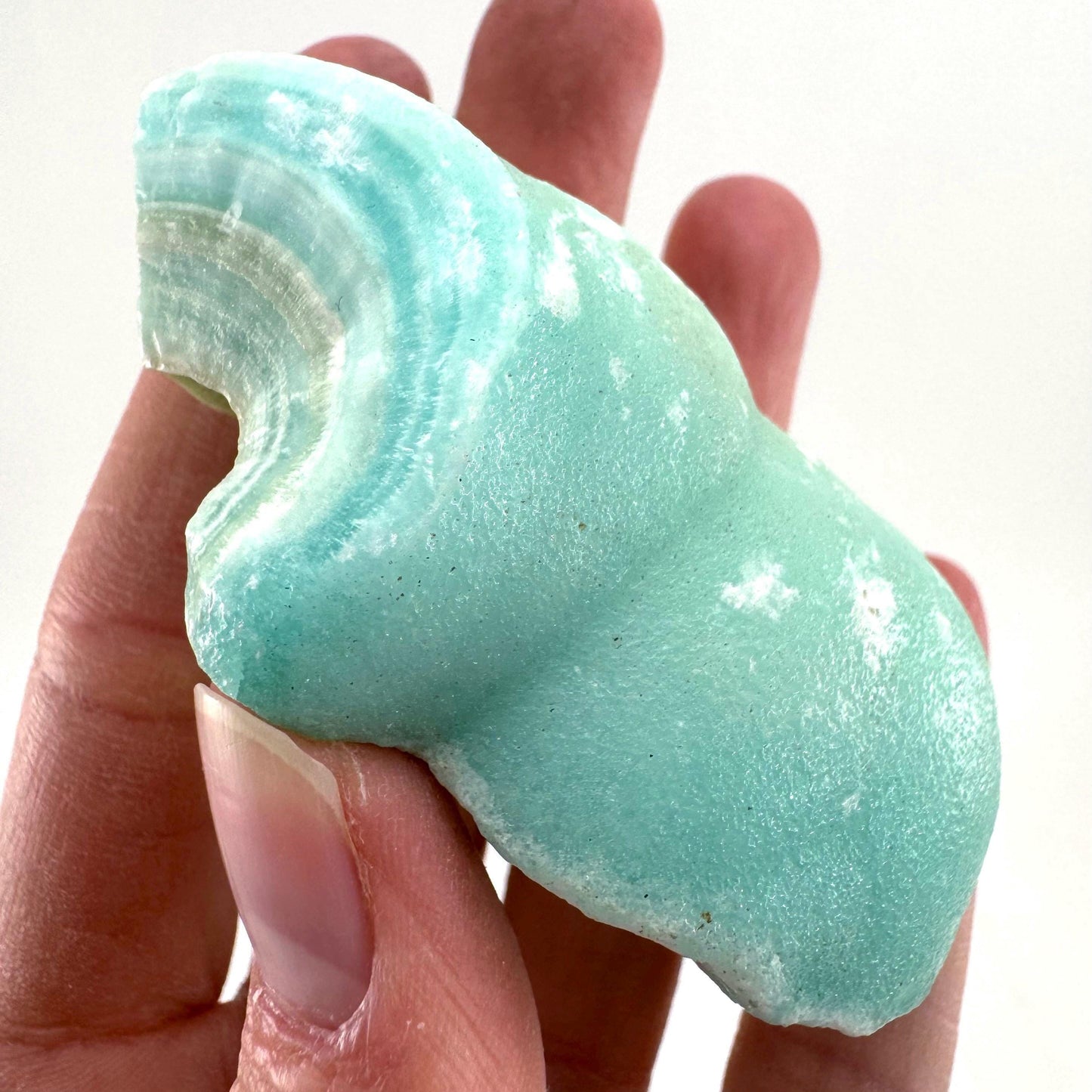 Blue Aragonite (Afghanistan) | blue aragonite crystal, mineral specimen