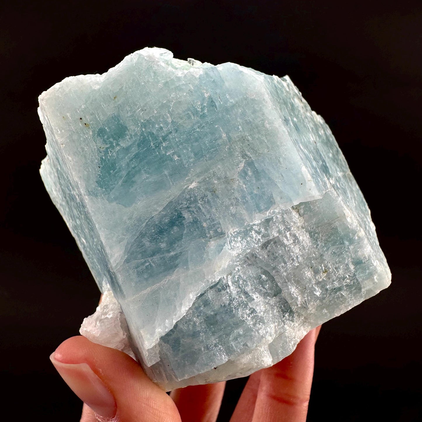 Aquamarine (Pakistan) | natural aquamarine crystal, mineral specimen