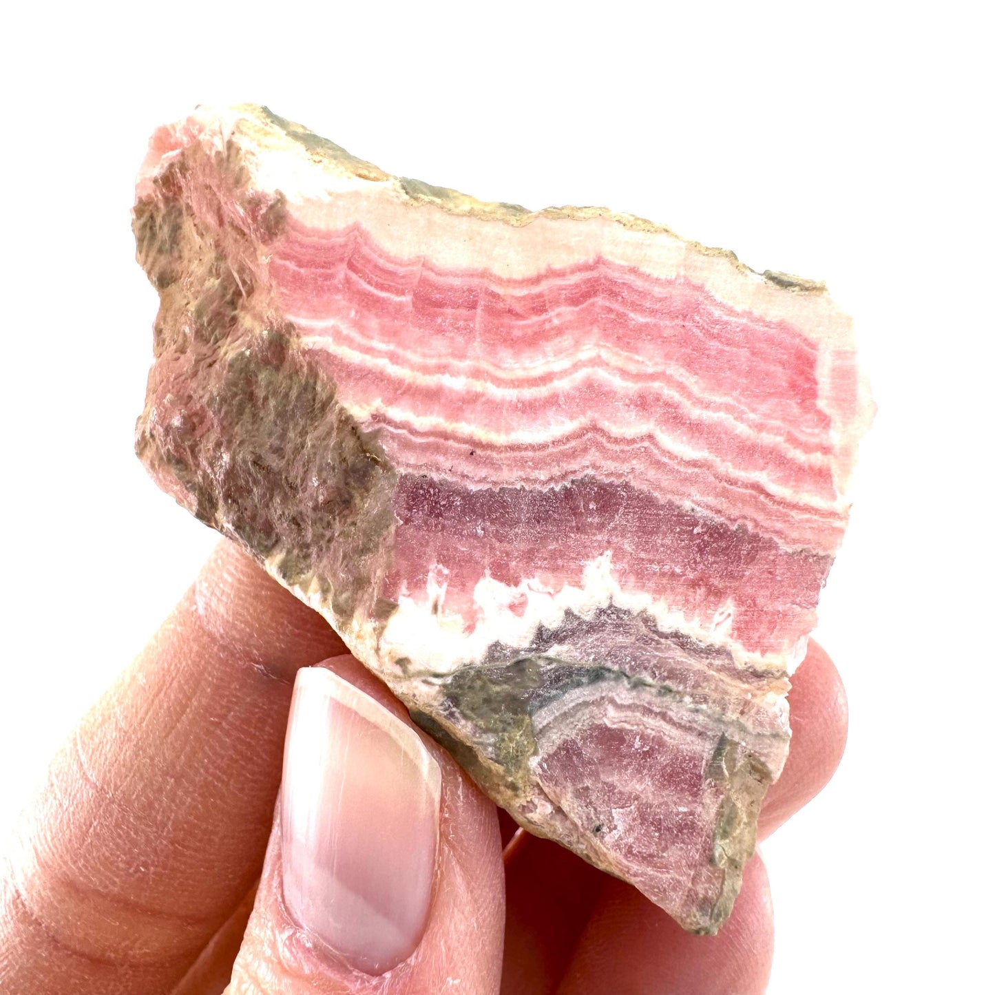 Polished Rhodochrosite (Argentina) | rhodochrosite crystal, rare mineral specimen
