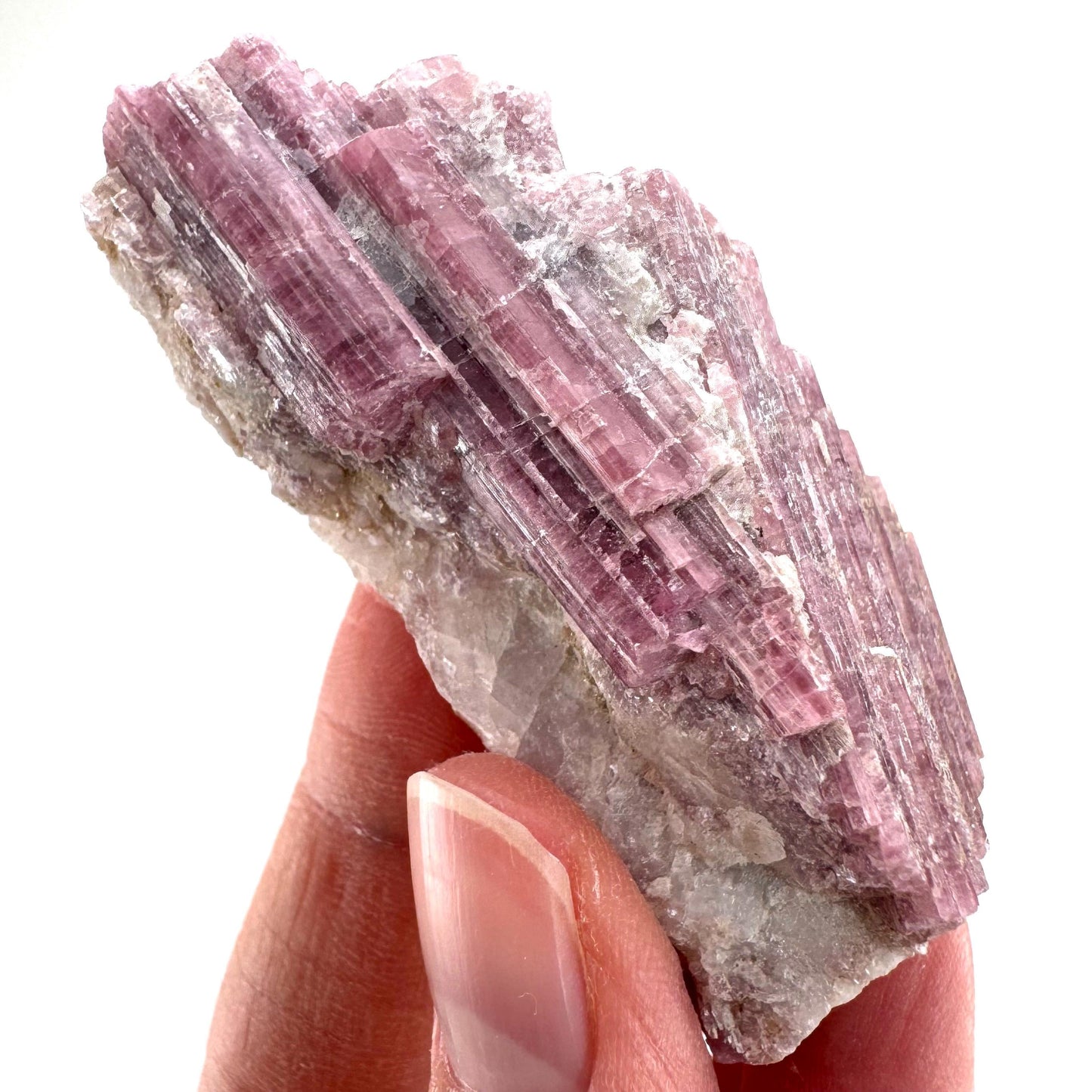 Rossmanite (Tanco Mine, Canada) | pink tourmaline crystal, rare minerals