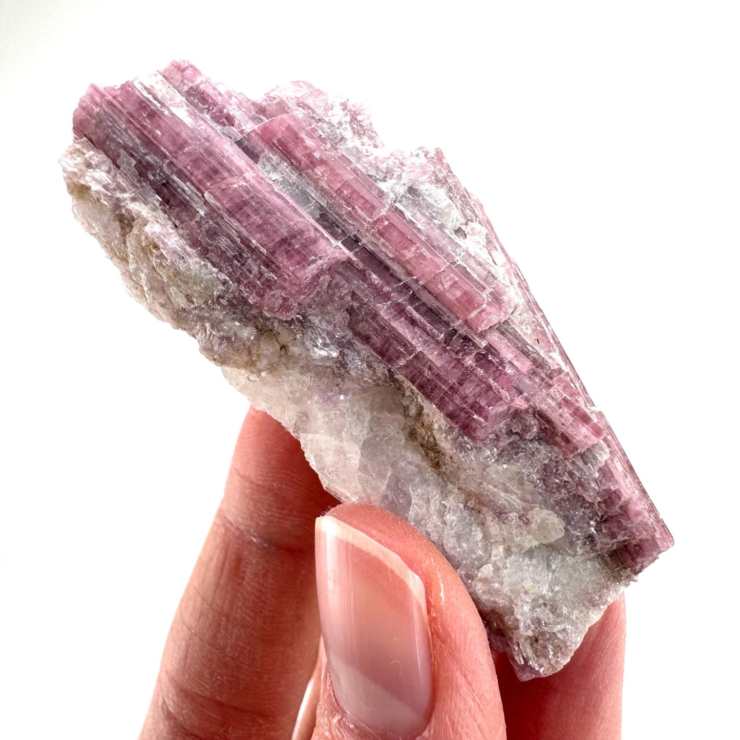 Rossmanite (Tanco Mine, Canada) | pink tourmaline crystal, rare minerals