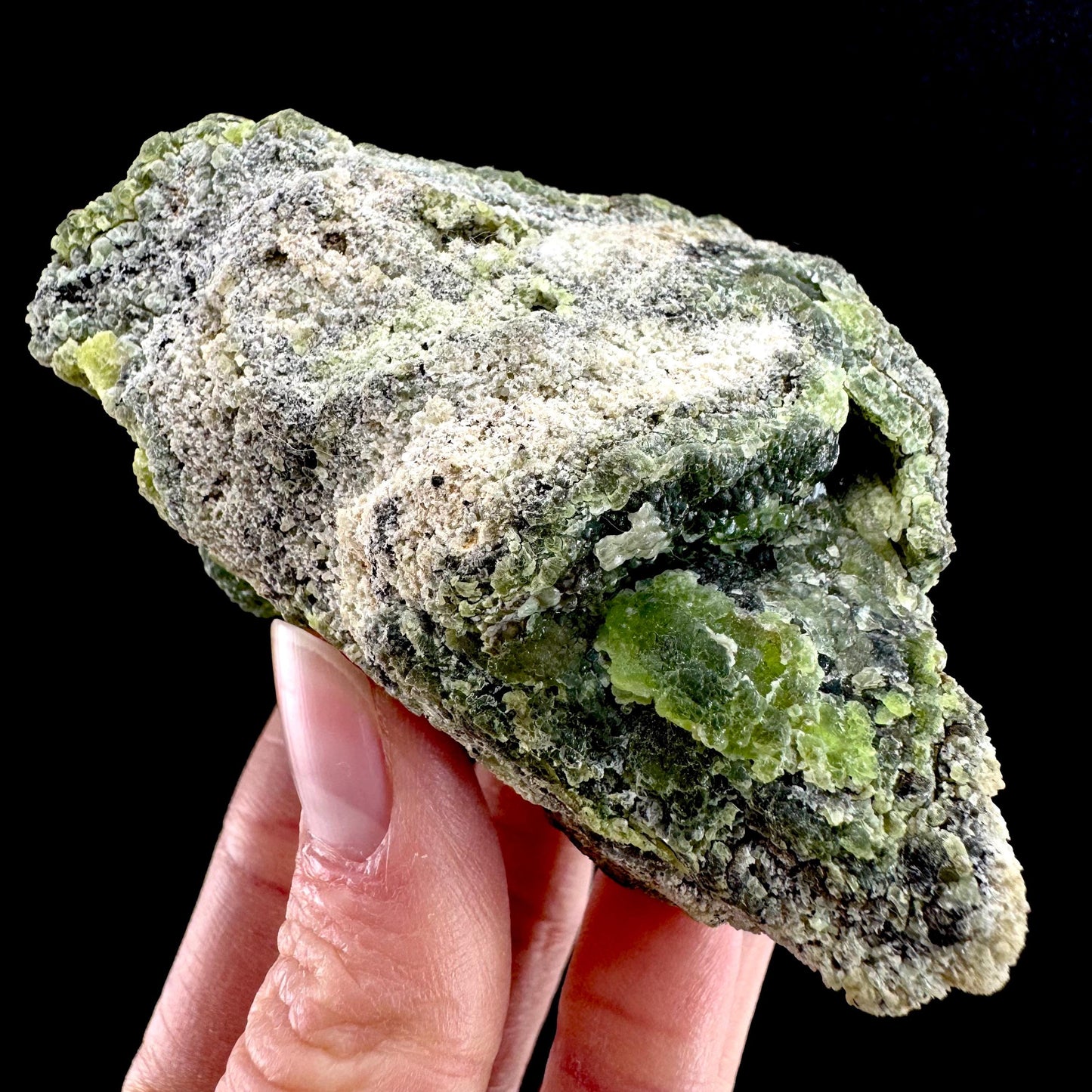 Cuprian Smithsonite (Arizona, USA) | green smithsonite crystal, rare mineral specimen