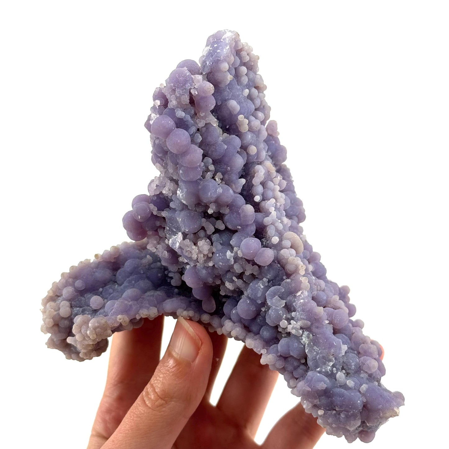 Grape Agate (Indonesia) | purple grape agate crystal, mineral specimen