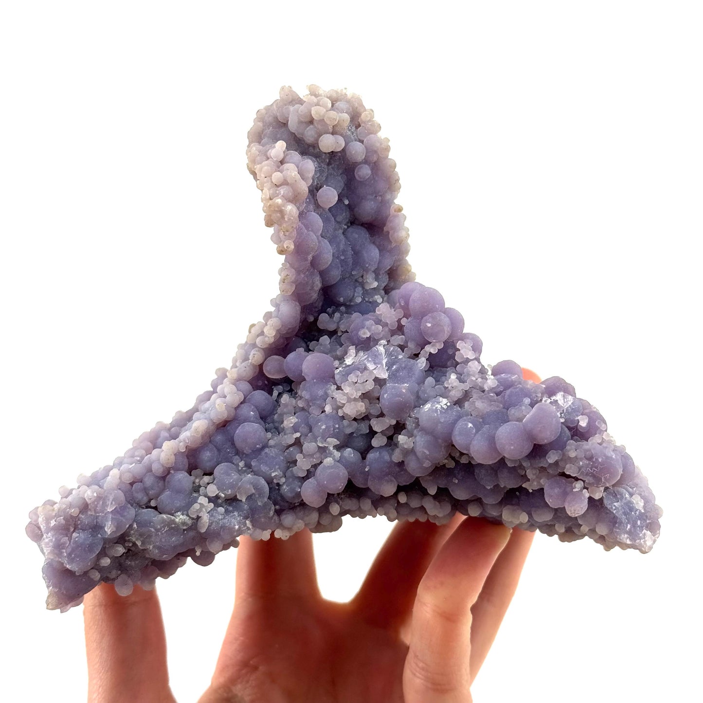 Grape Agate (Indonesia) | purple grape agate crystal, mineral specimen