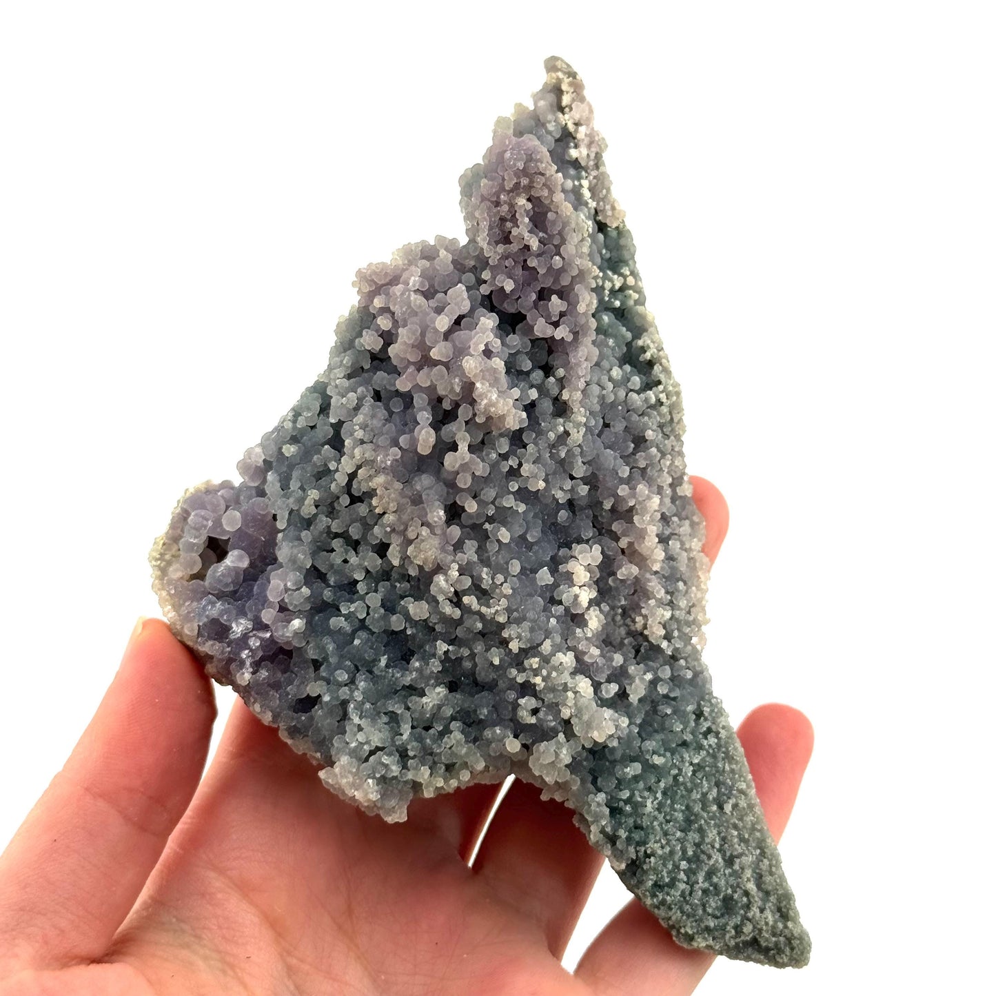 Grape Agate (Indonesia) | purple grape agate crystal, mineral specimen