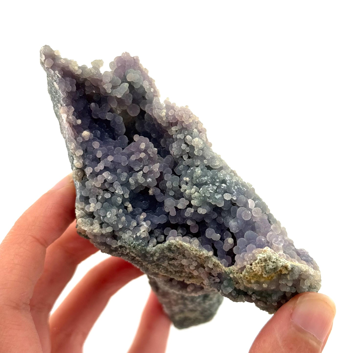 Grape Agate (Indonesia) | purple grape agate crystal, mineral specimen