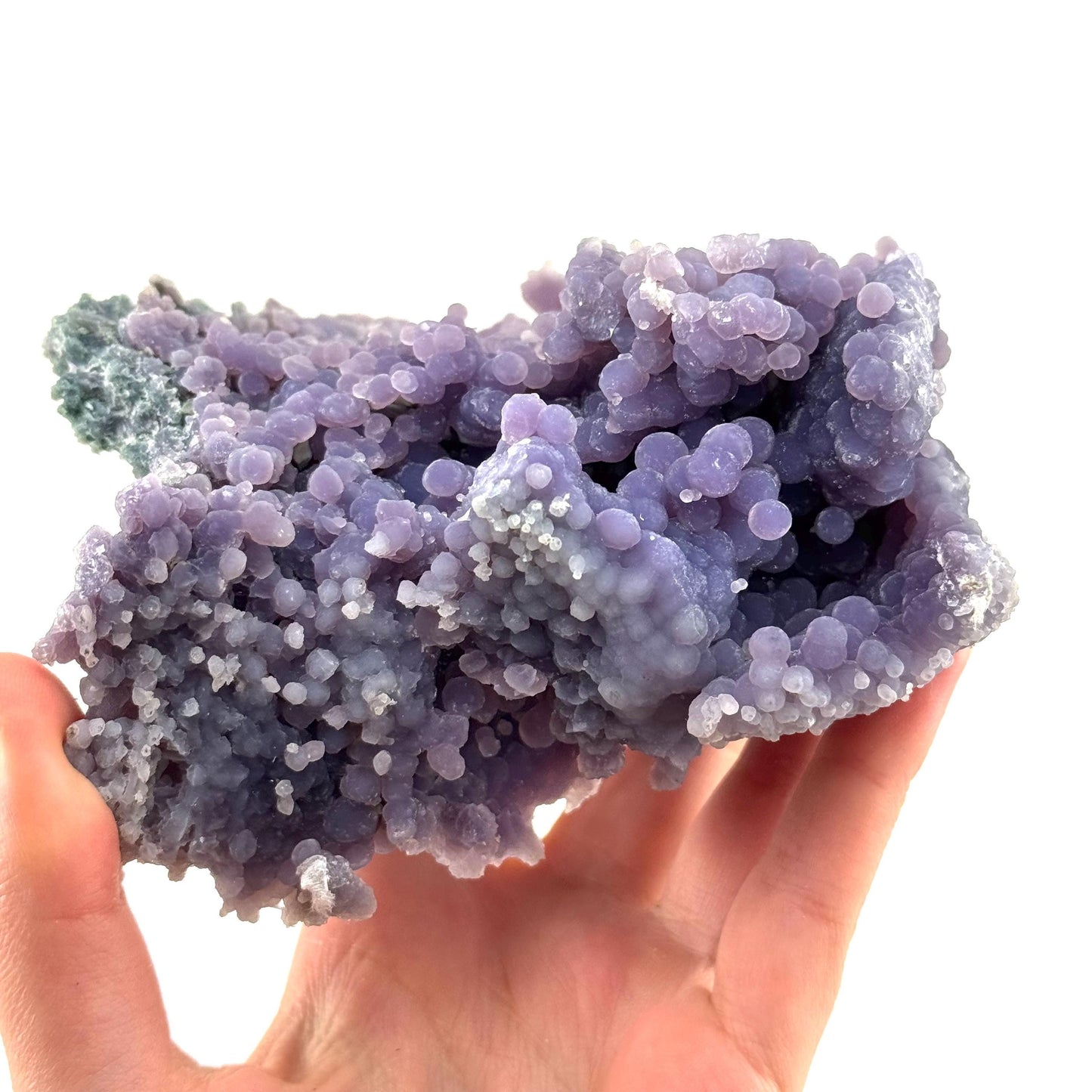 Grape Agate (Indonesia) | purple grape agate crystal, mineral specimen
