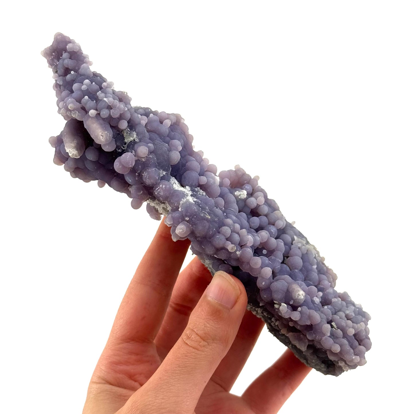 Grape Agate (Indonesia) | purple grape agate crystal, mineral specimen