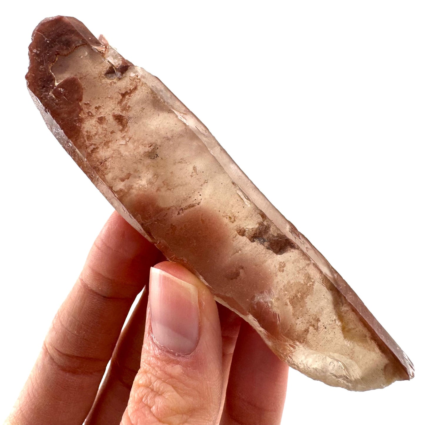Tabular Red Hematite Quartz (Zimbabwe) | fire quartz crystal, red phantom quartz, mineral specimen